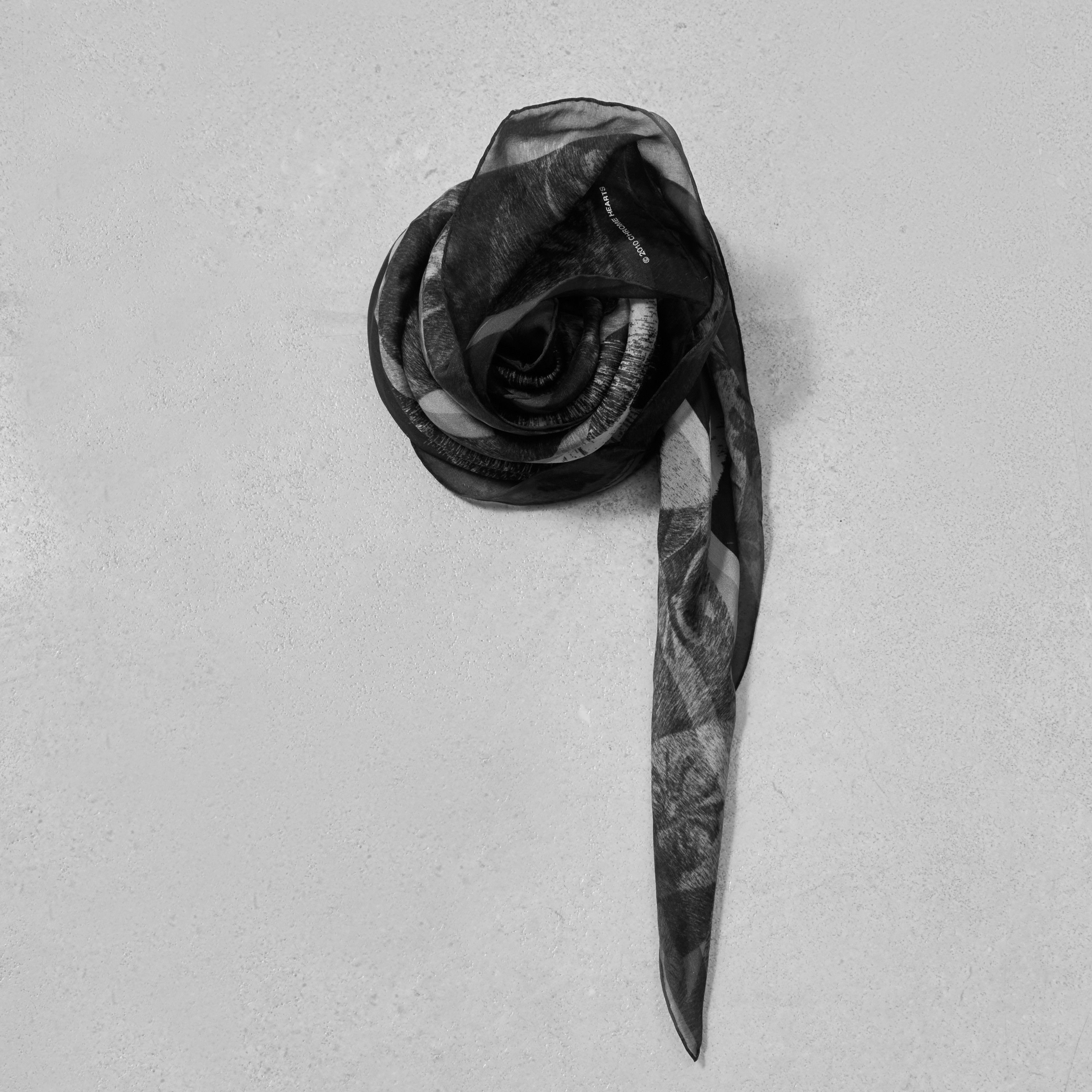 Chrome Hearts CHROME HEARTS Print Silk Scarf Size ONE SIZE - 7 Thumbnail