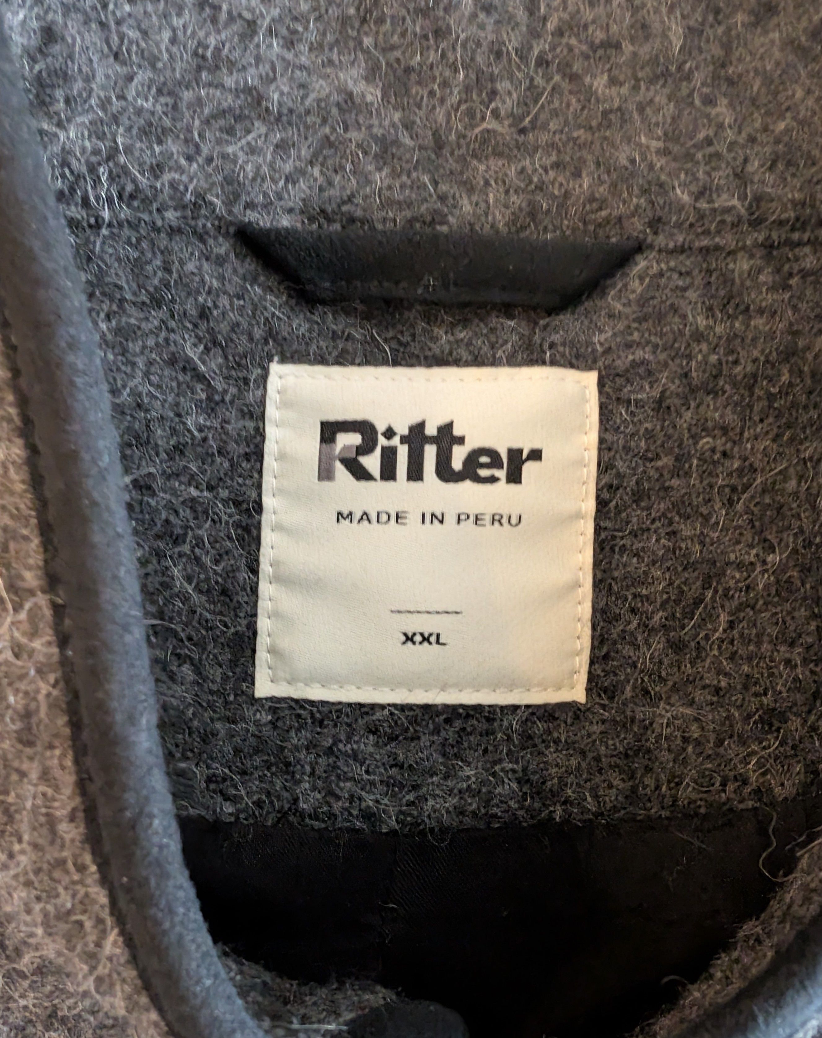Handmade Ritter Rittervest Recycled Alpaca Wool Vest Made in Peru Size US XXL / EU 58 / 5 - 3 Thumbnail