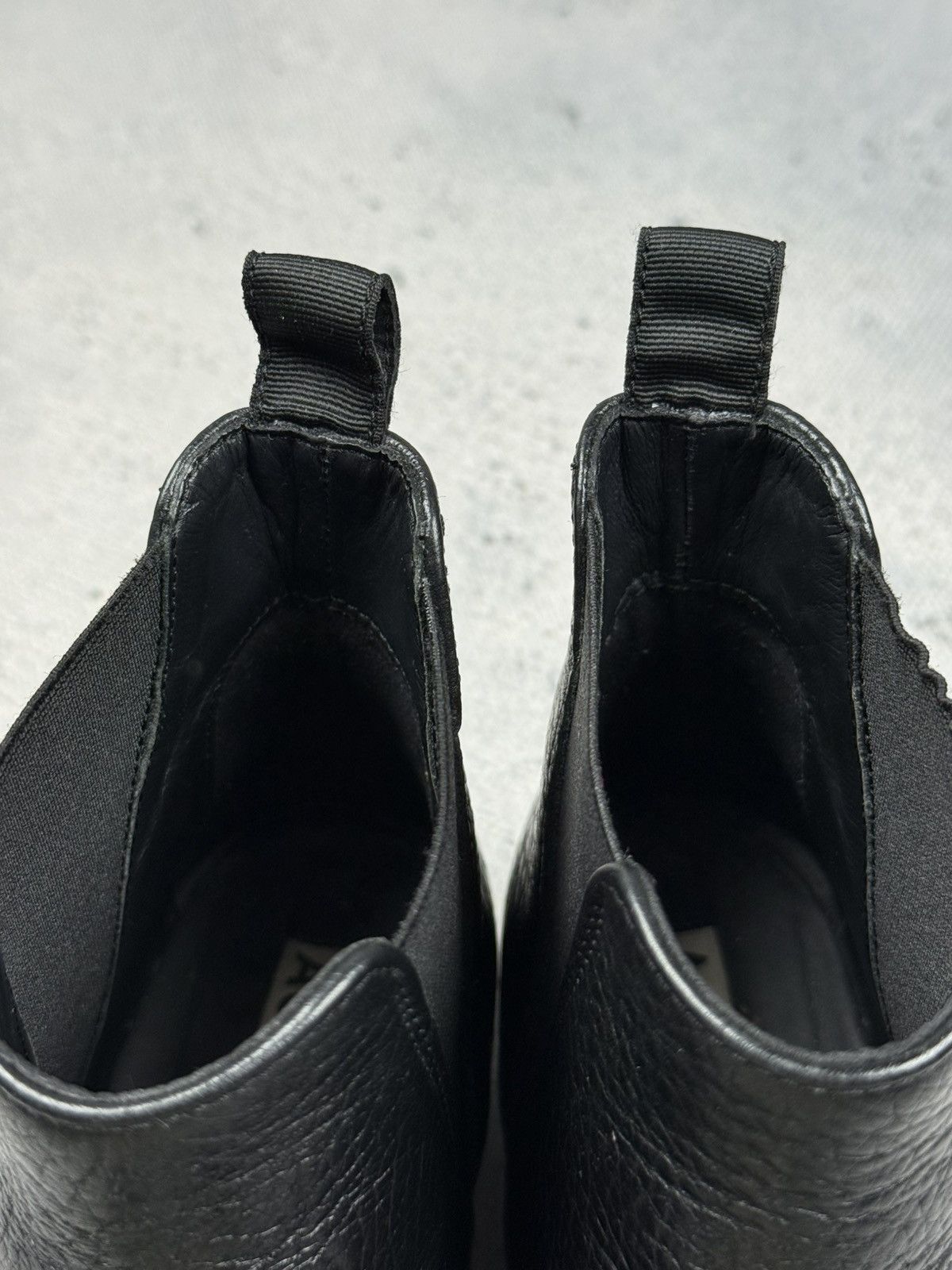 Acne Studios Acne Studios Jensen Black Leather Chelsea Boots Pointed Toe Size US 6 / IT 36 - 14 Thumbnail