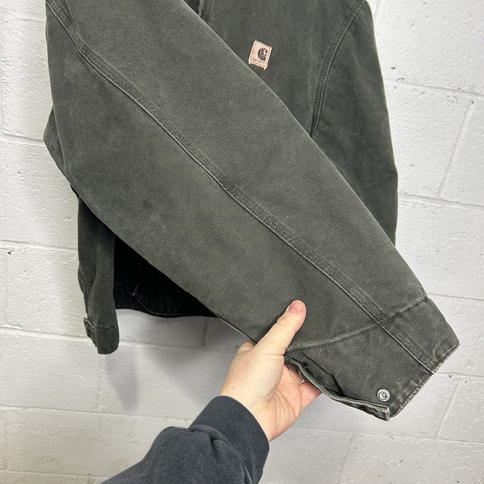 Carhartt Vintage Carhartt Blanket-Lined Detroit Jacket “Moss” J146 Size US XL / EU 56 / 4 - 10 Thumbnail