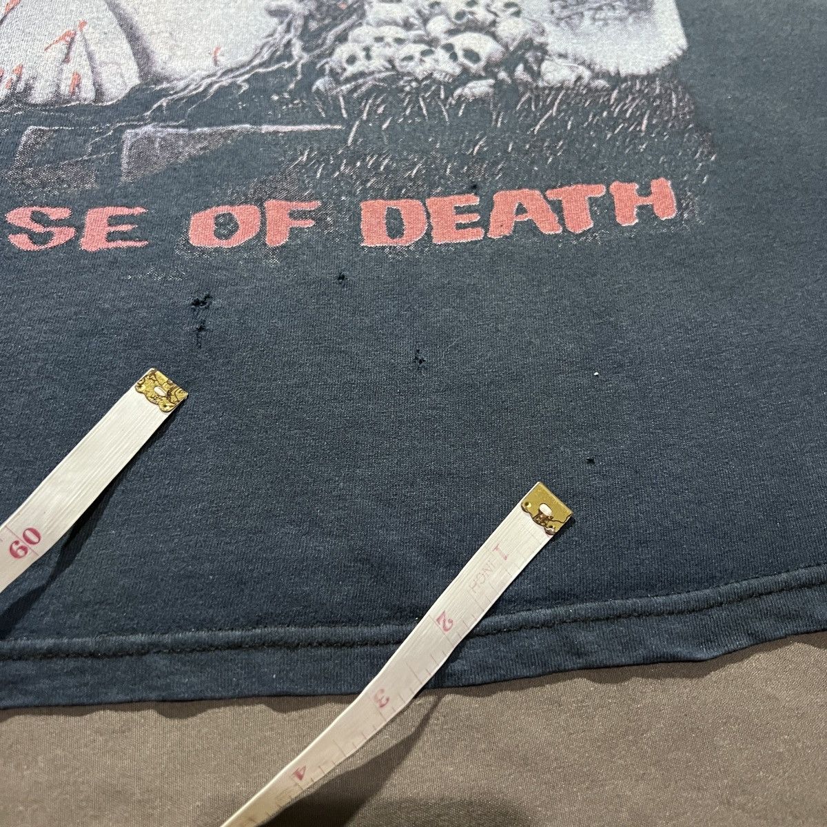 Band Tees Vintage Y2K Obituary Cause Of Death Tee 2XL Faded Thrashed Size US XXL / EU 58 / 5 - 8 Thumbnail