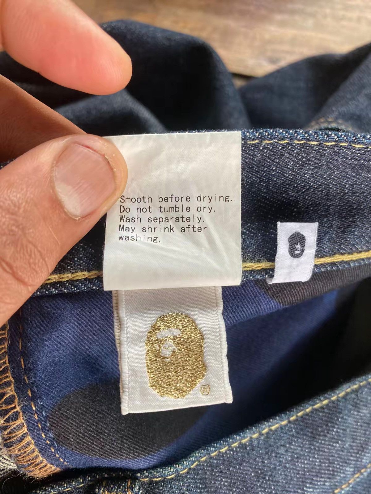 Bape A Bathing Ape denim Size US 36 / EU 52 - 9 Thumbnail