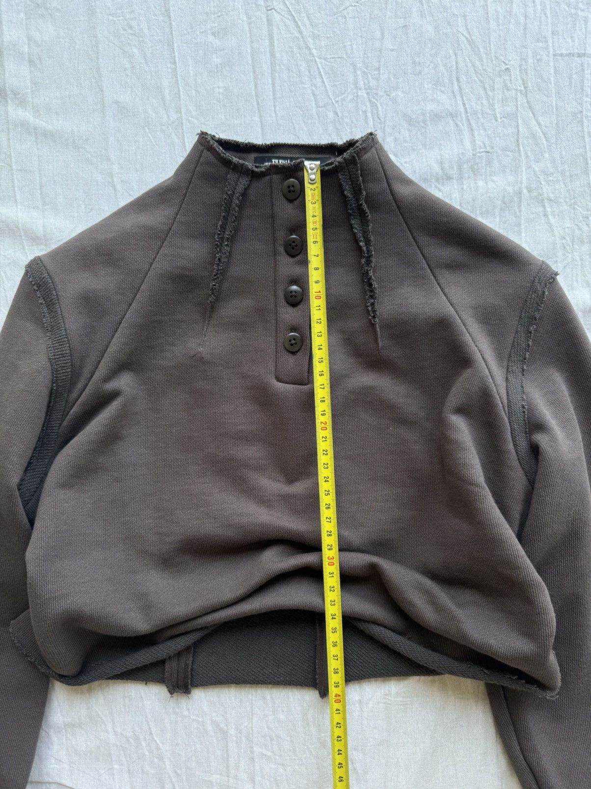 Elena Velez Elena Velez Amish cropped sweatshirt Size XS / US 0-2 / IT 36-38 - 6 Thumbnail