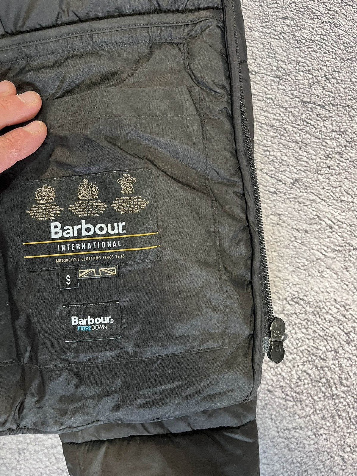 Barbour Barbour International Mens Jacket Ouston Quilted Fibre Down Size US S / EU 44-46 / 1 - 9 Thumbnail
