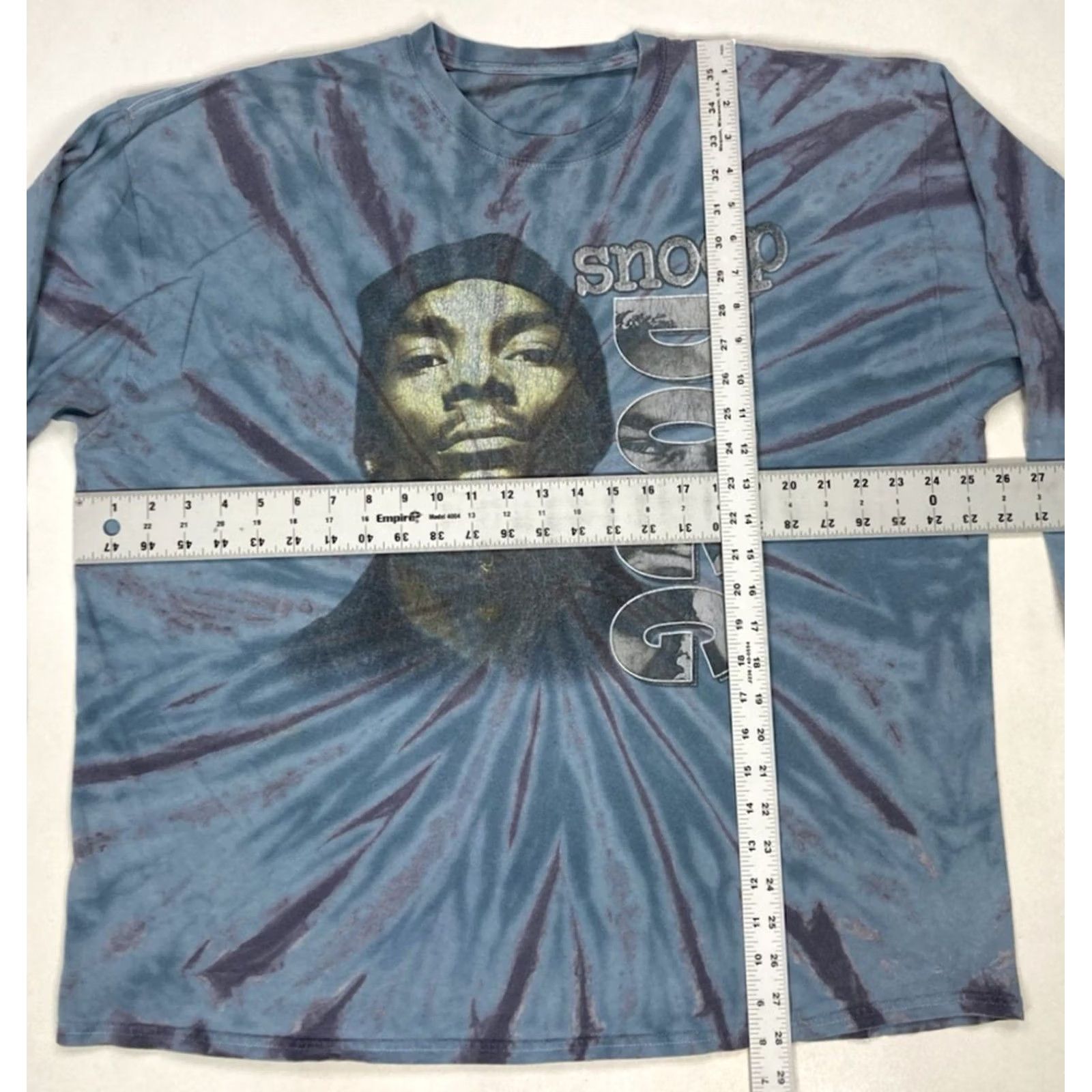 Vintage VINTAGE Snoop Dogg Graphic T-shirt Men XX L Blue Tie Dye Long Sleeve Music Rap Size US XXL / EU 58 / 5 - 5 Thumbnail