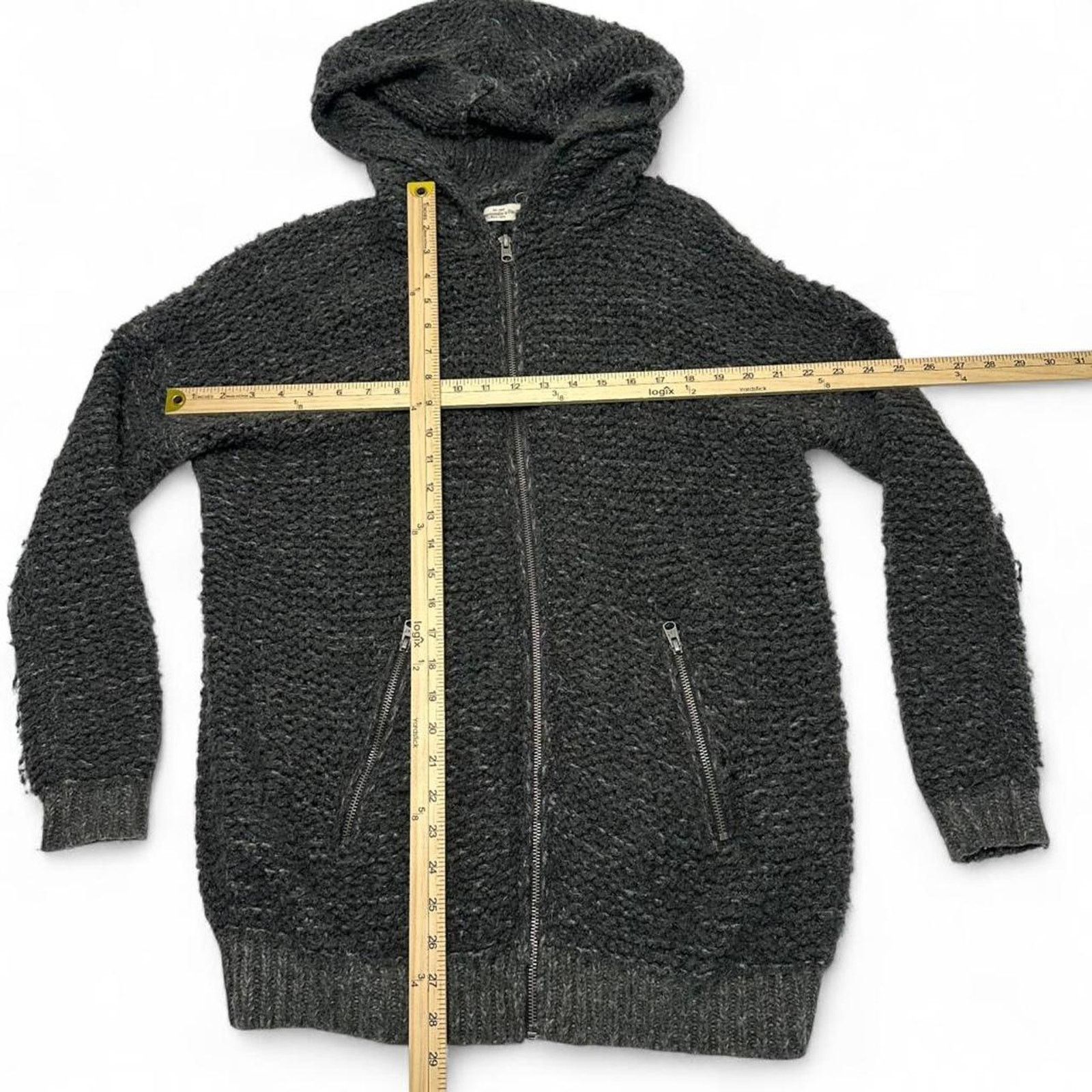 Abercrombie & Fitch Abercrombie Heavy Weight Cable Jacket 2 Pockets Size M-L Size L / US 10 / IT 46 - 5 Thumbnail