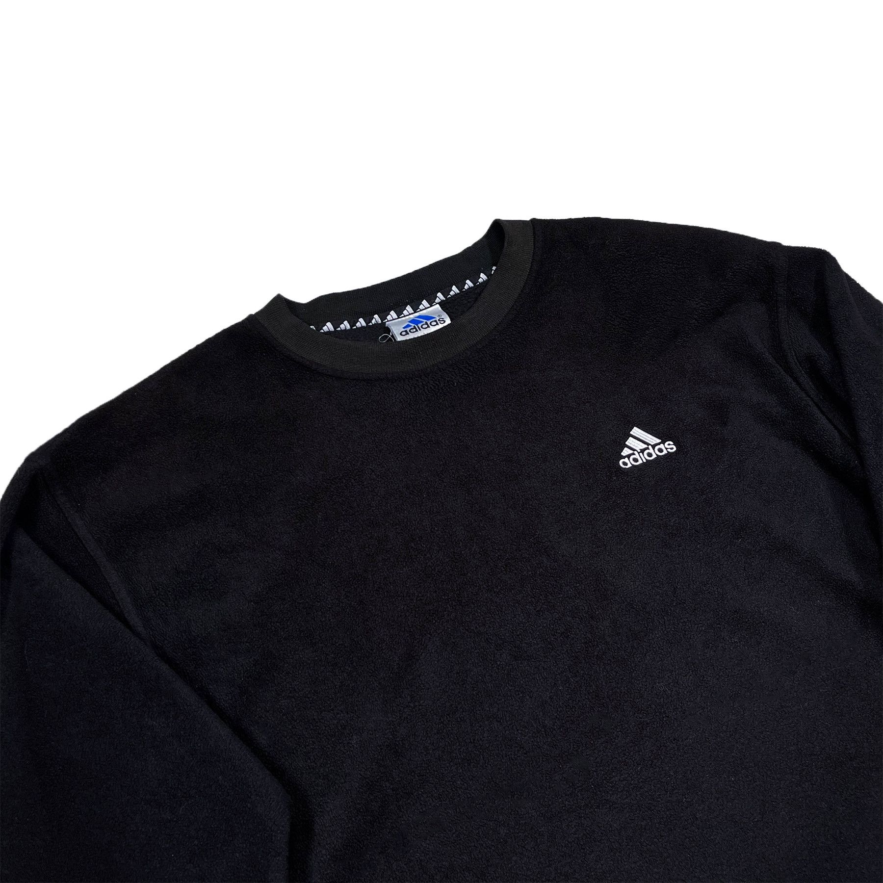 Adidas Vintage Adidas Fleece Longsleeve • L size Size US L / EU 52-54 / 3 - 3 Thumbnail