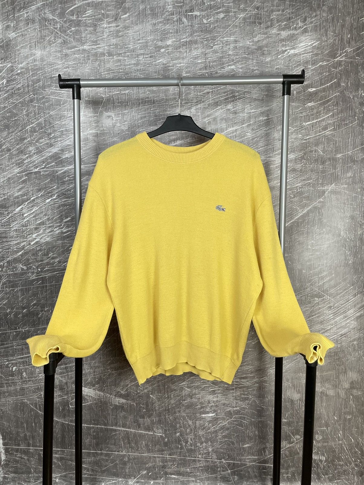 LACOSTE WHITE 🐊 VINTAGE WOOL KNIT SWEATER