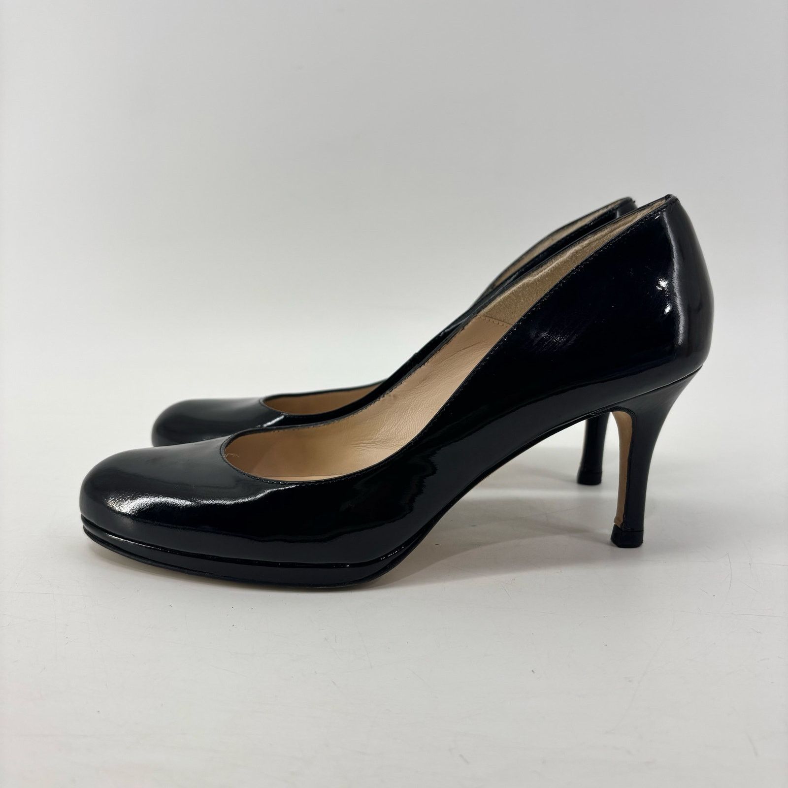 LK Bennett L.K. Bennett Women's Size 38.5 US 8.5 Black Patent Leather Size US 8.5 / IT 38.5 - 1 Thumbnail