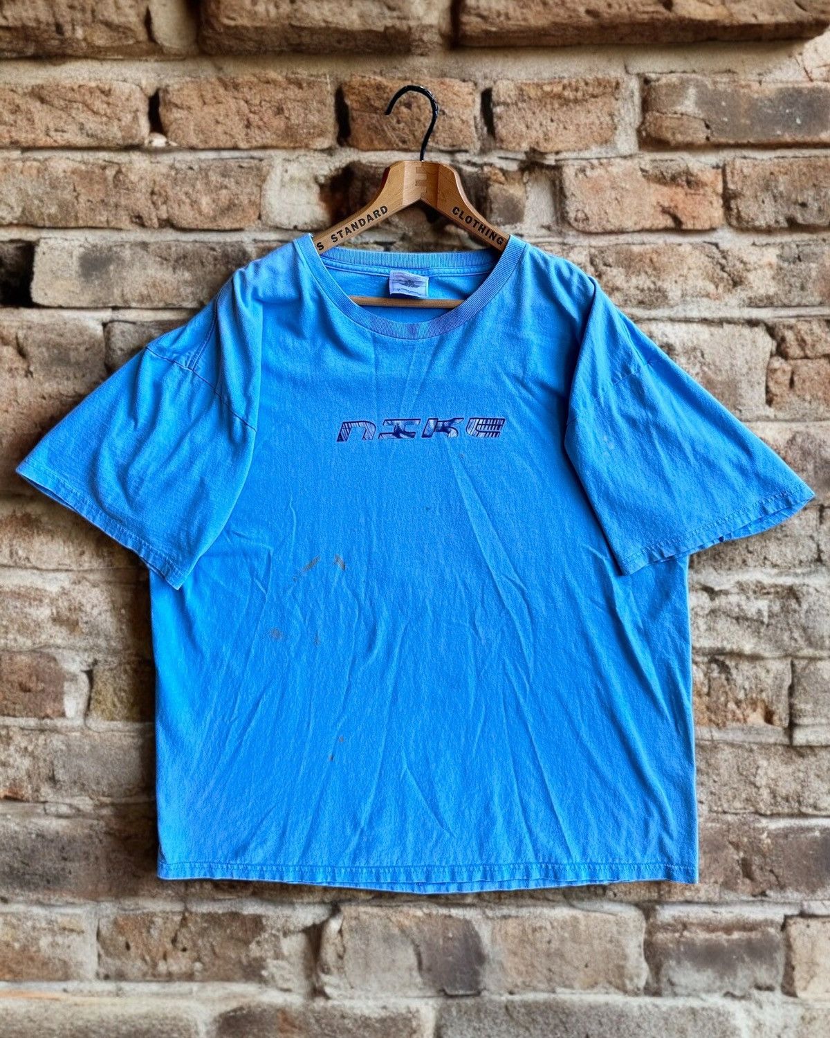 Nike × Vintage 1990s Nike Spiral Tee Size US XL / EU 56 / 4 - 1 Thumbnail