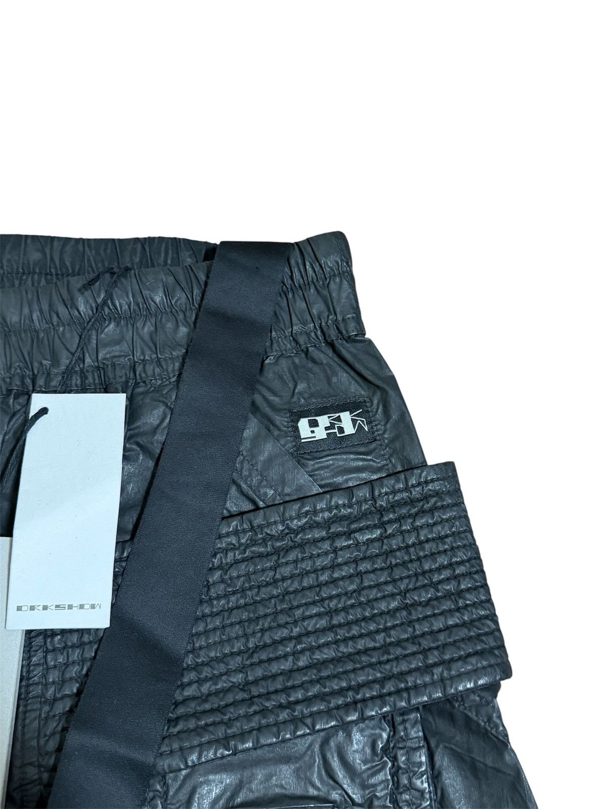Rick Owens Drkshdw 🔥Rick Owens DRKSHDW Poplin Creatch Wax Cargo Cropped Pants Size US 32 / EU 48 - 6 Thumbnail