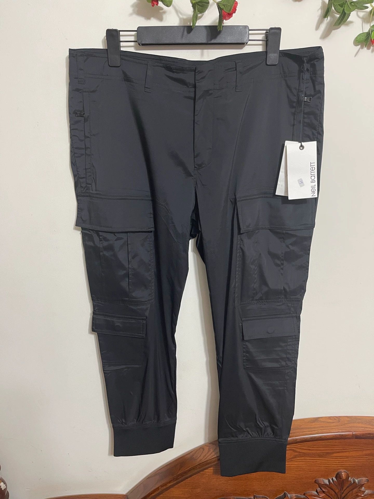 Neil Barrett Neil Barrett Slouch Slim Multi-Pocket Work Pants 52IT Size US 34 / EU 50 - 1 Thumbnail