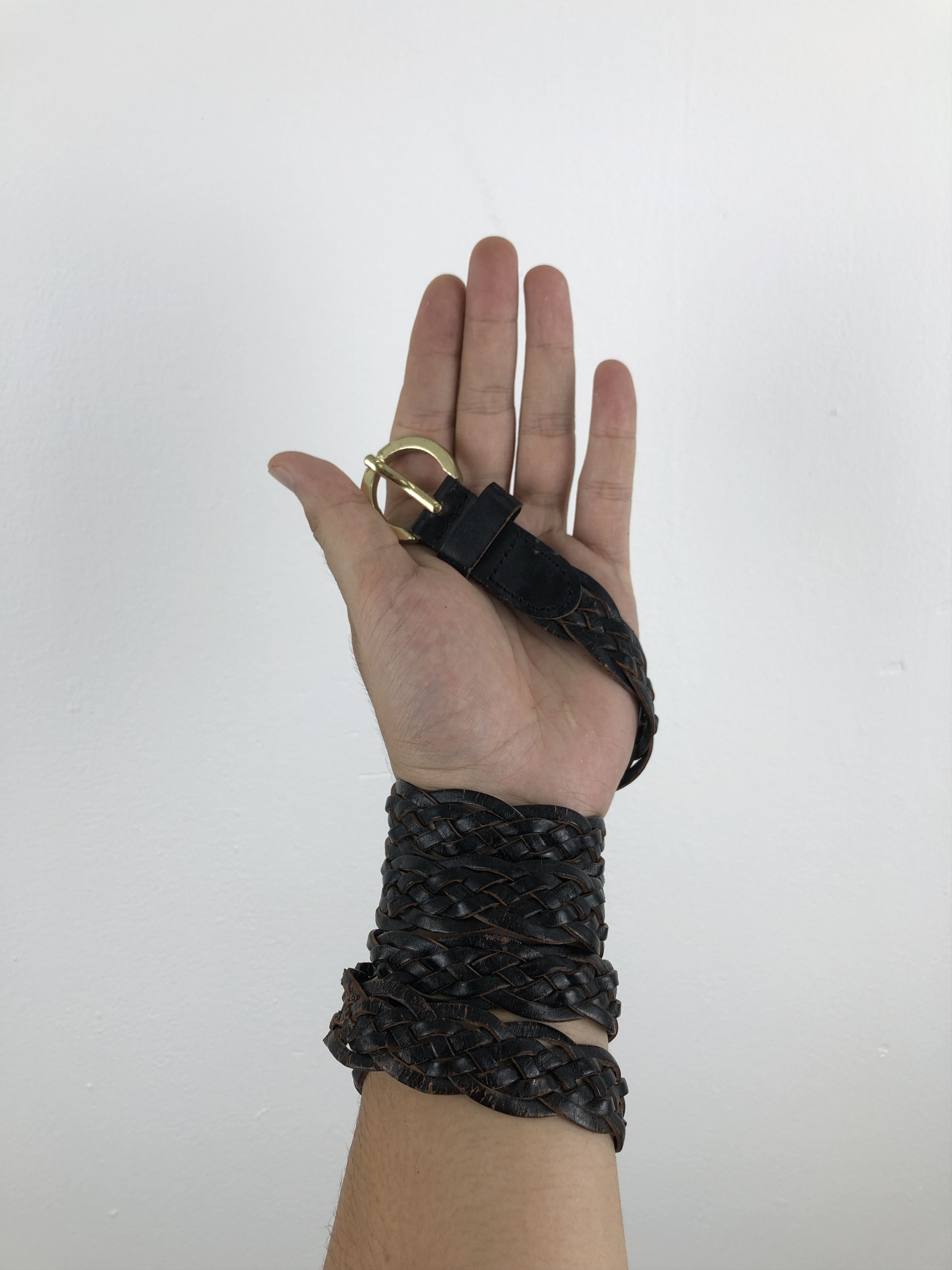 Japanese Brand Vintage Japanese Brand Small Braided Women Belt B0015 Size ONE SIZE - 1 Thumbnail
