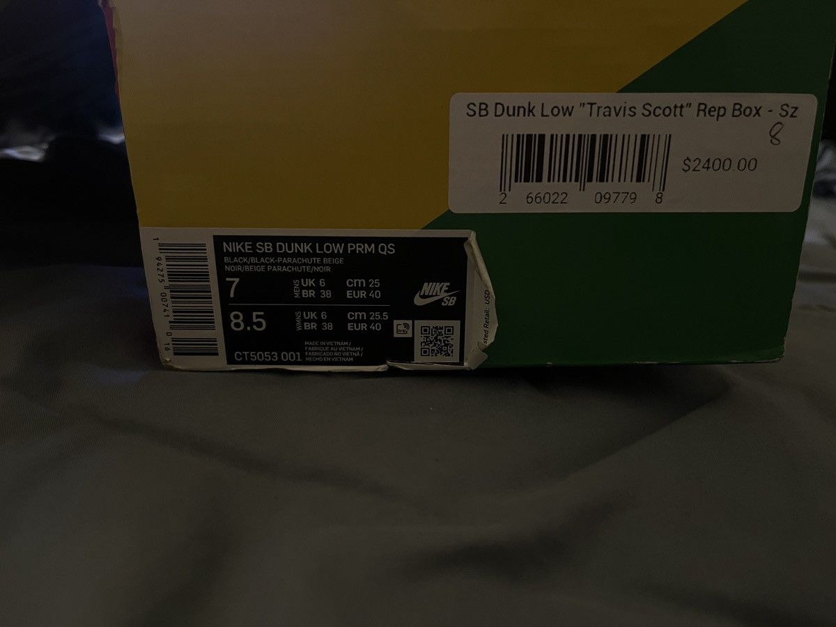 Nike × Travis Scott Travis Scott x Nike SB Dunk Low BRAND NEW Size US 8 / EU 41 - 14 Thumbnail