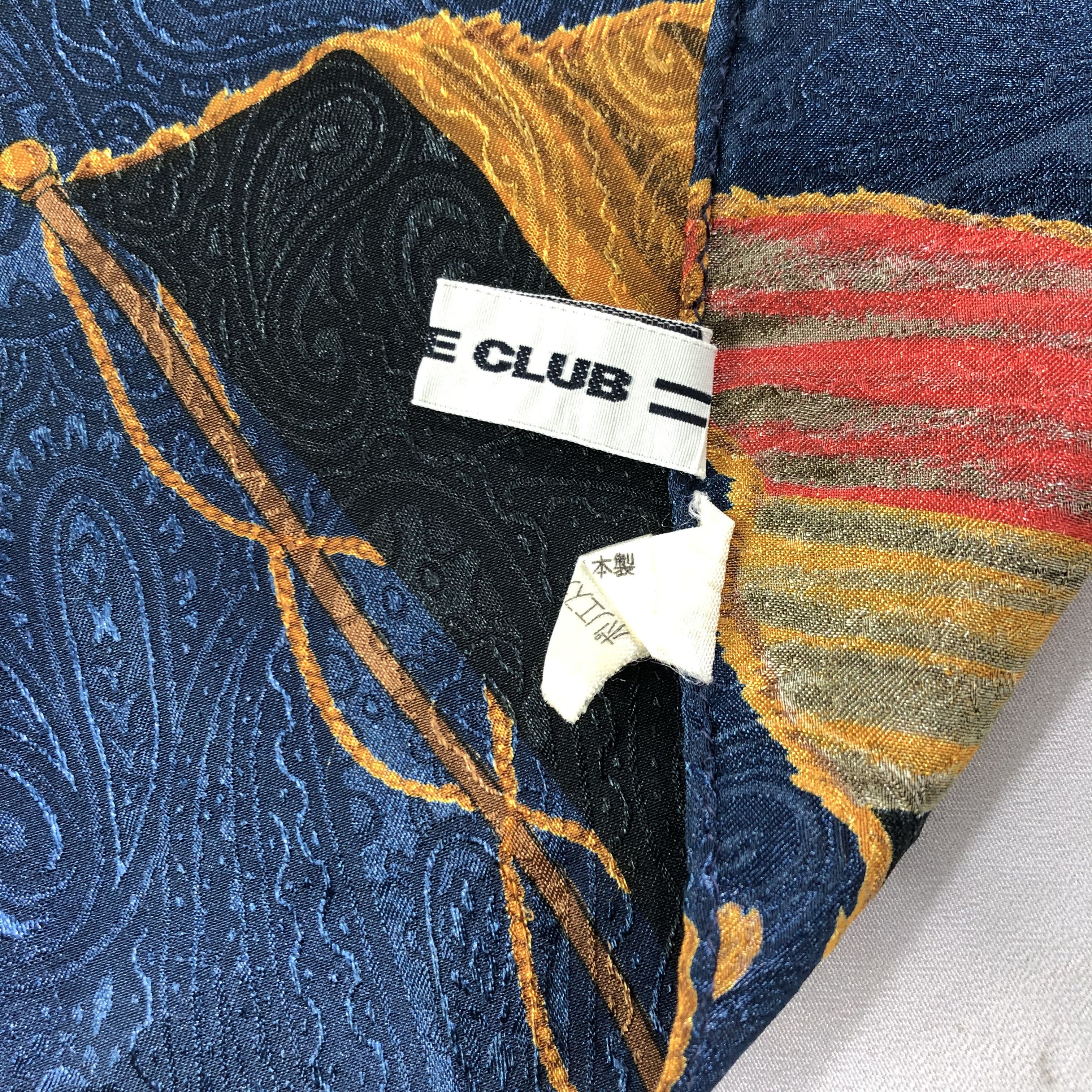 Vintage Vintage Nicole Club Silk Scarf Size ONE SIZE - 6 Thumbnail