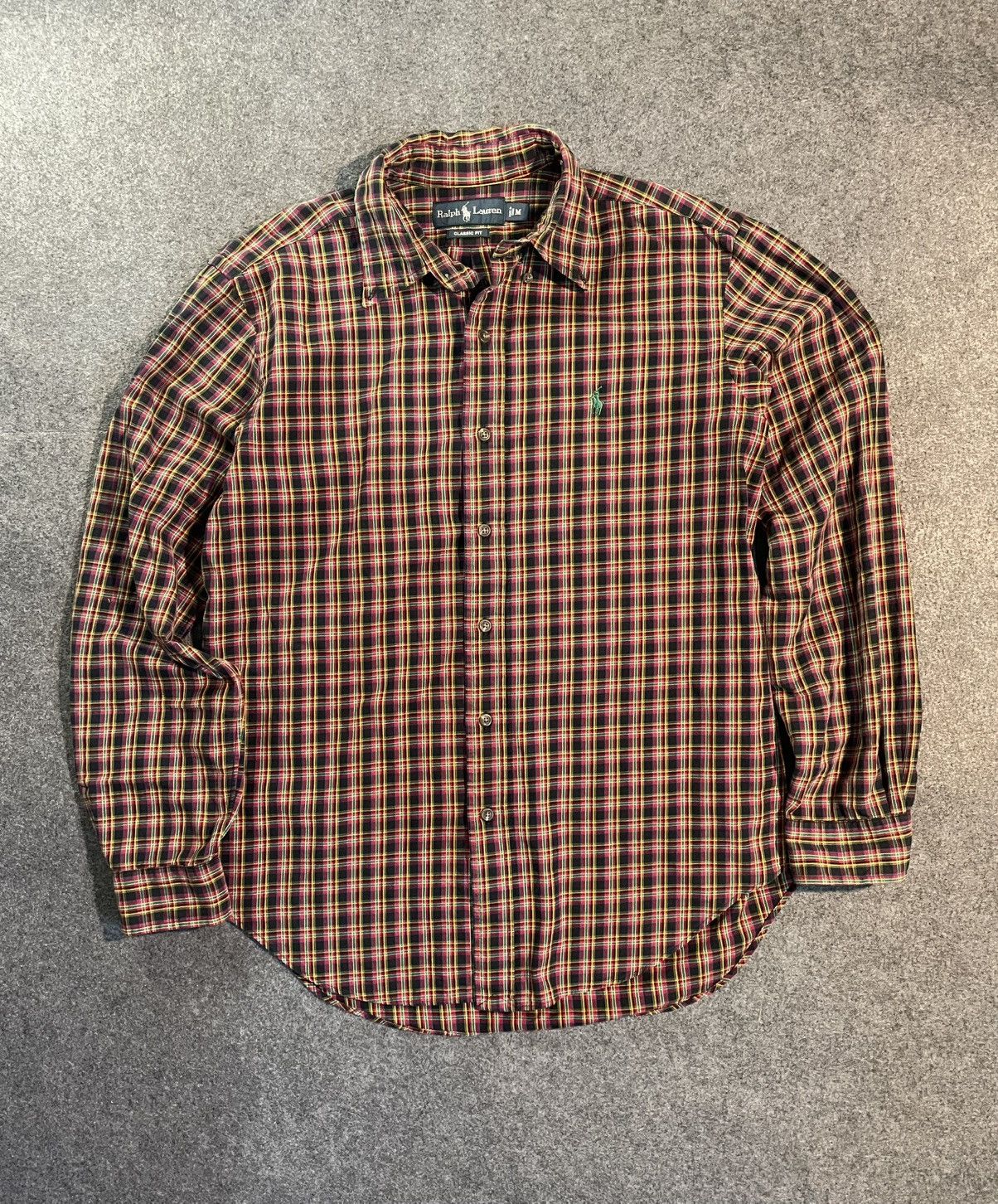 Polo Ralph Lauren Polo Ralph Lauren Mens Pink Red Plaid Button Up Size US L / EU 52-54 / 3 - 1 Thumbnail