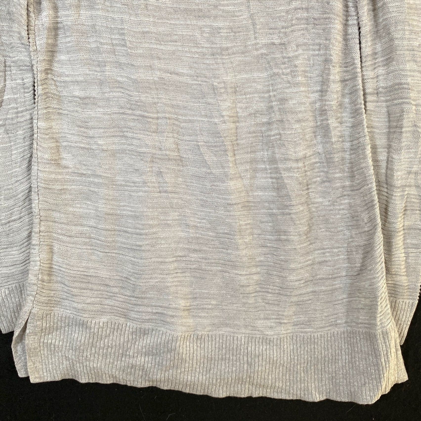 Ann Taylor Ann Taylor Factory Womens Sweater Beige Boat Neck Long Sleeve Knit Slit Hem S Size S / US 4 / IT 40 - 3 Thumbnail