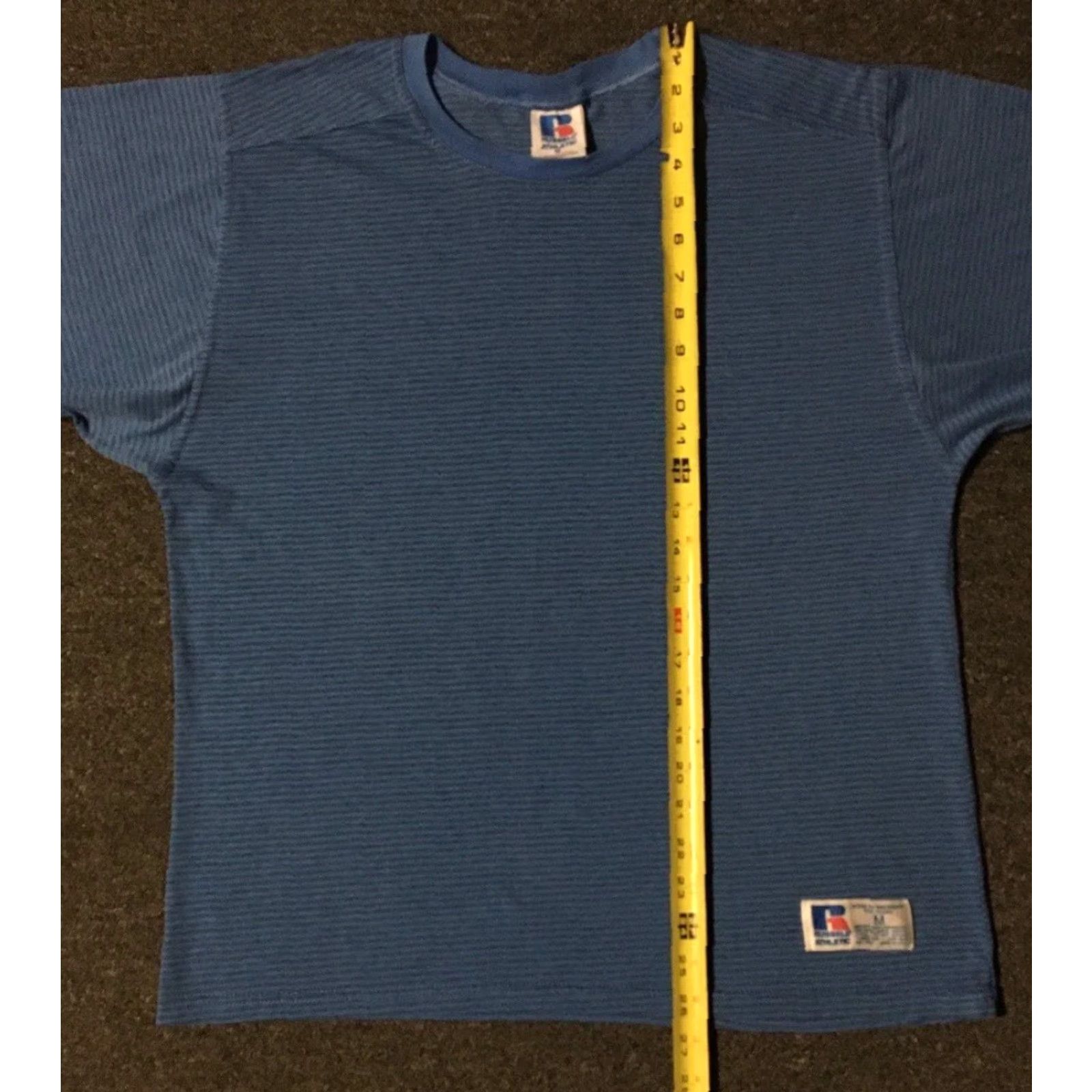 Russell Athletic VINTAGE Russell Athletic Shirt M USA Surf Skate Grunge Vaporwave 90s 80s Beach Ocean Pacific Track & Field USA Mens Shirt Blue M Size US M / EU 48-50 / 2 - 6 Thumbnail