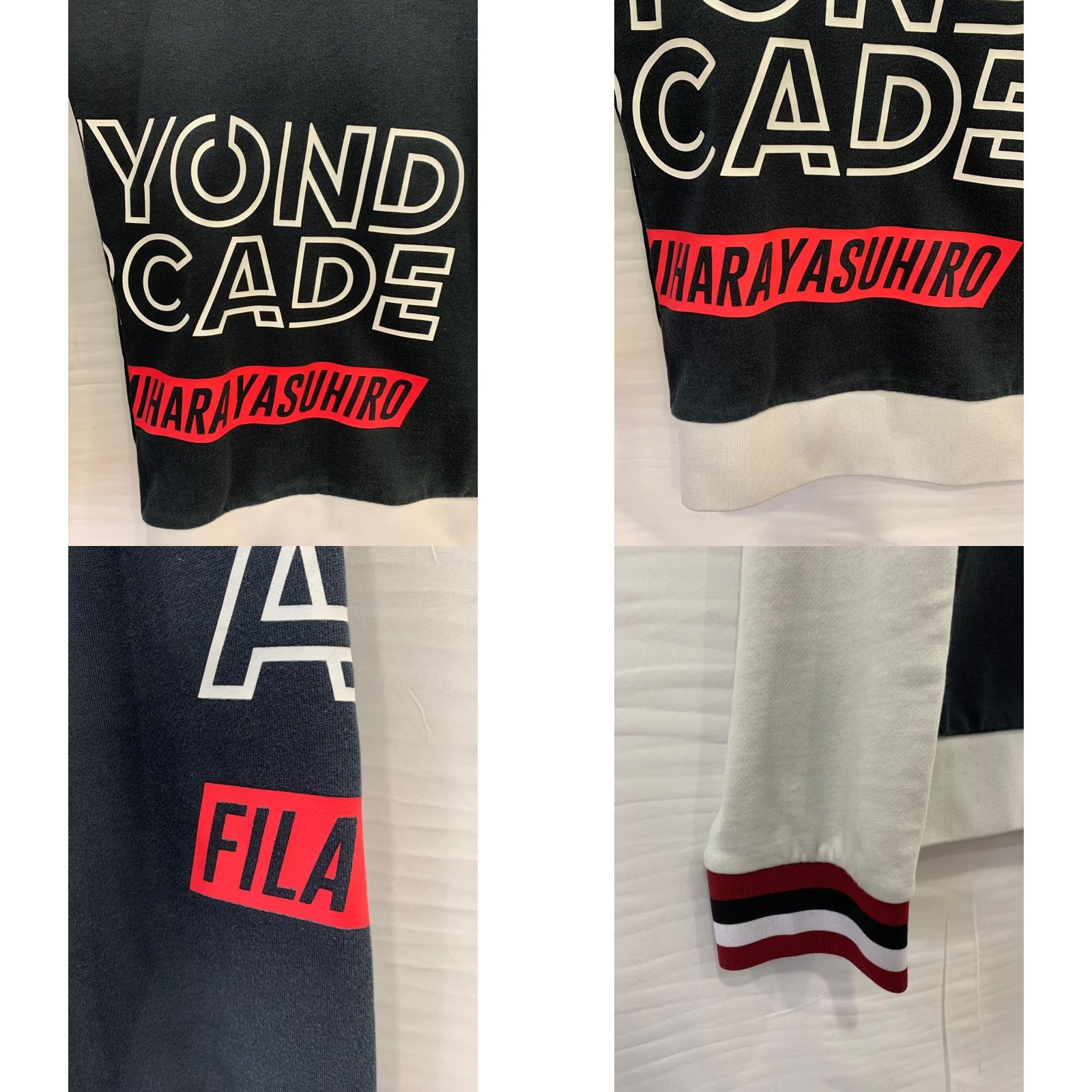 Fila Maison Mihara Yasuhiro x FILA Beyond Arcade Sweatshirt Navy White Red M Mens Pullover Multicolor Size US M / EU 48-50 / 2 - 10 Thumbnail