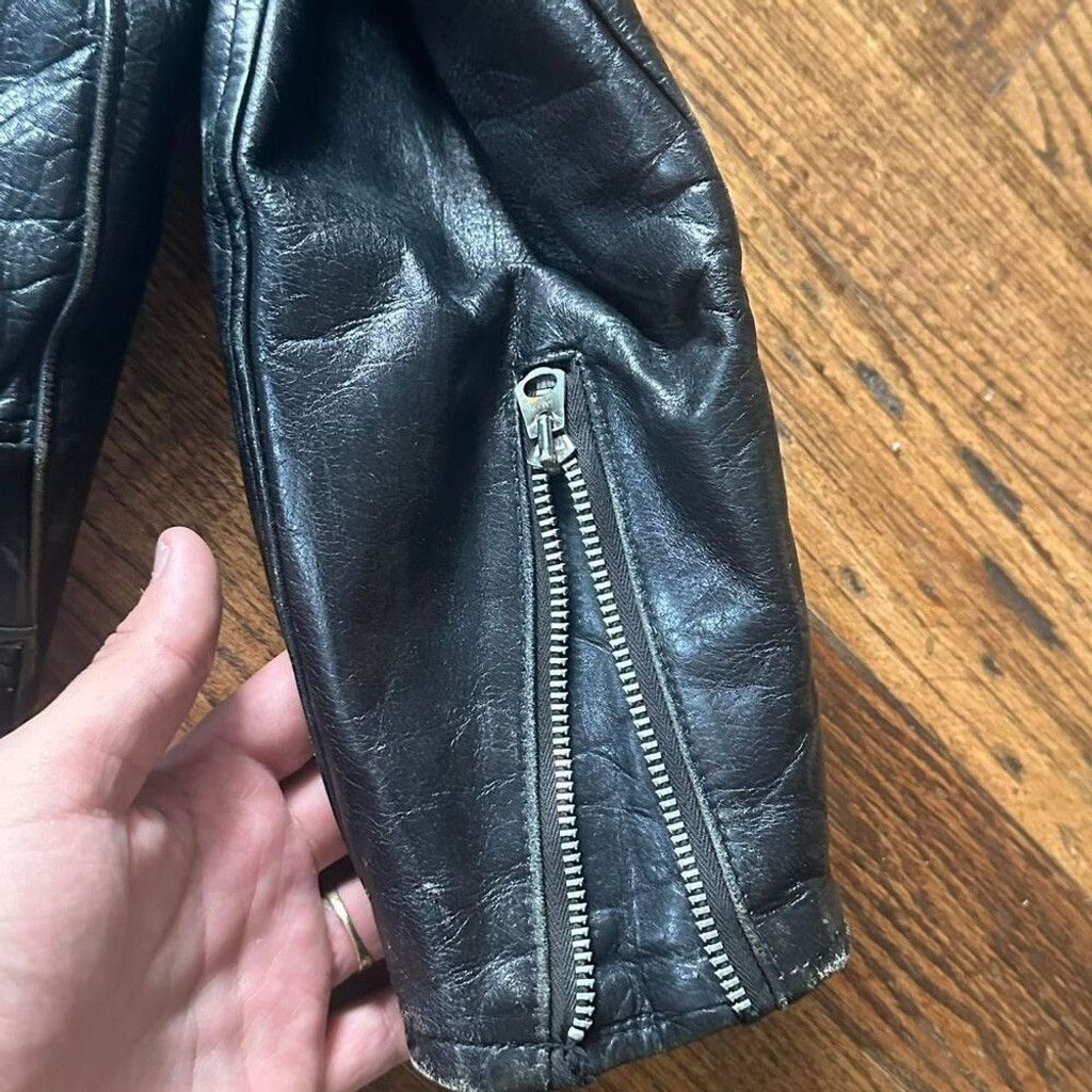Other Vintage 1950’s Genuine Steerhide Leather Motorcycle Jacket Size US S / EU 44-46 / 1 - 6 Thumbnail