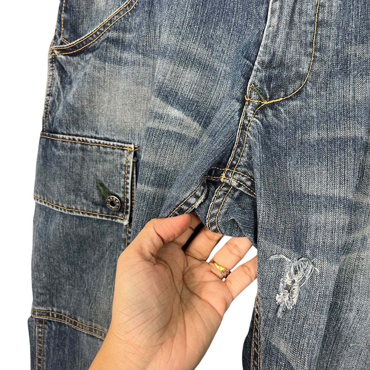 Japanese Brand Vintage Blue Way Tactical Denim Size US 34 / EU 50 - 14 Thumbnail