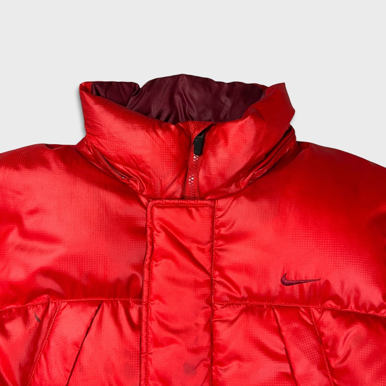 Nike × Vintage Nike Sportswear Jacket Large Swoosh Full Zip Outdoor Puffer Size US L / EU 52-54 / 3 - 2 Thumbnail
