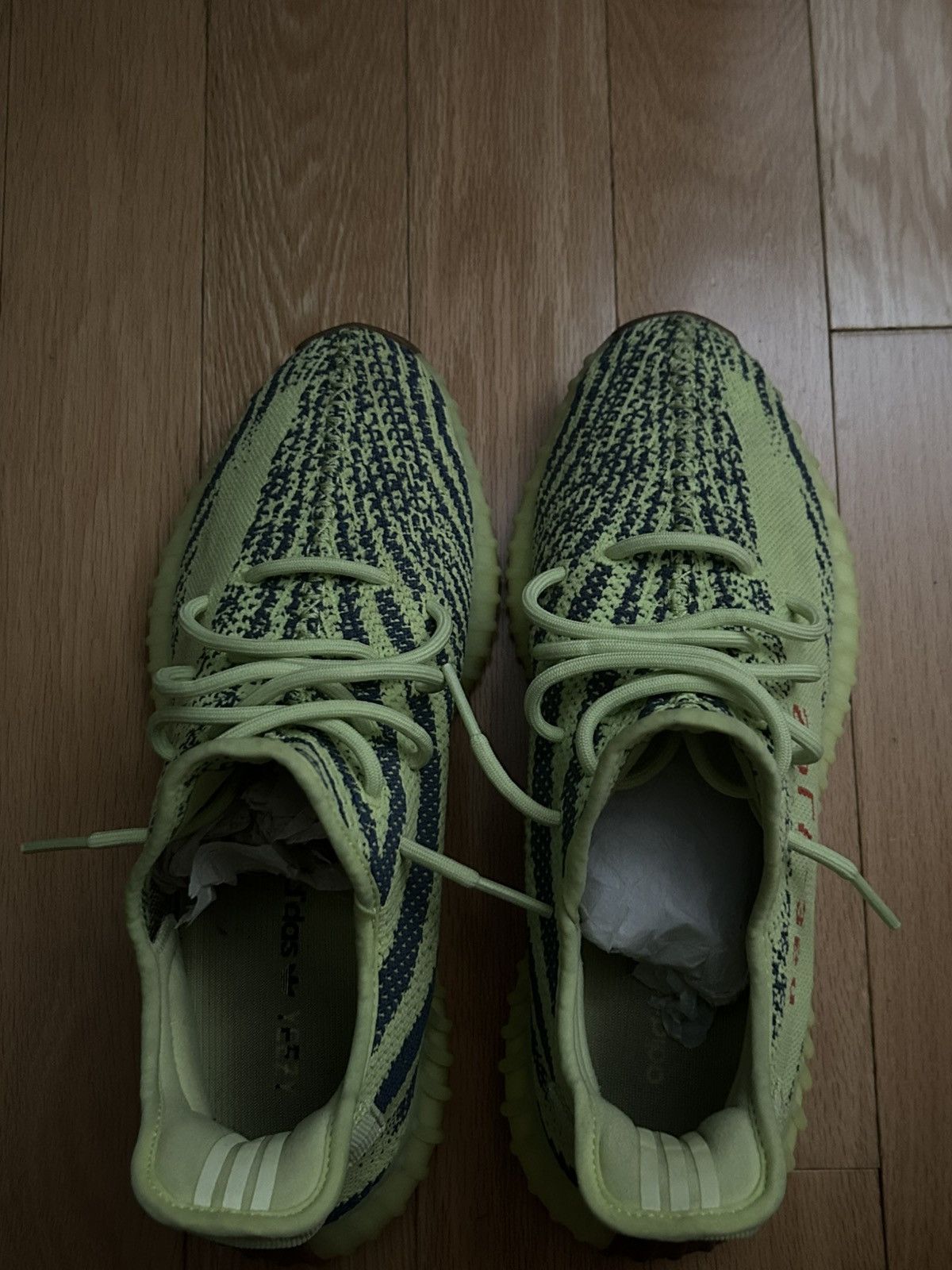Yeezy adidas Yeezy Boost 350 V2 Semi Frozen Yellow Size US 12 / EU 45 - 8 Thumbnail