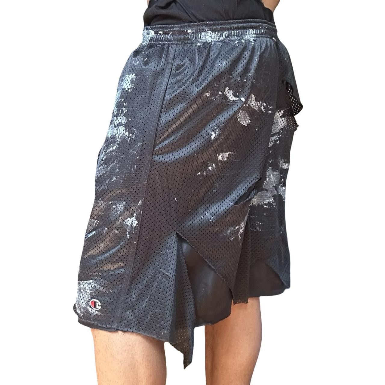 Starter ASTROBOI* Black Ripped Mesh Painted Basketball Shorts - XL Size US 34 / EU 50 - 3 Thumbnail