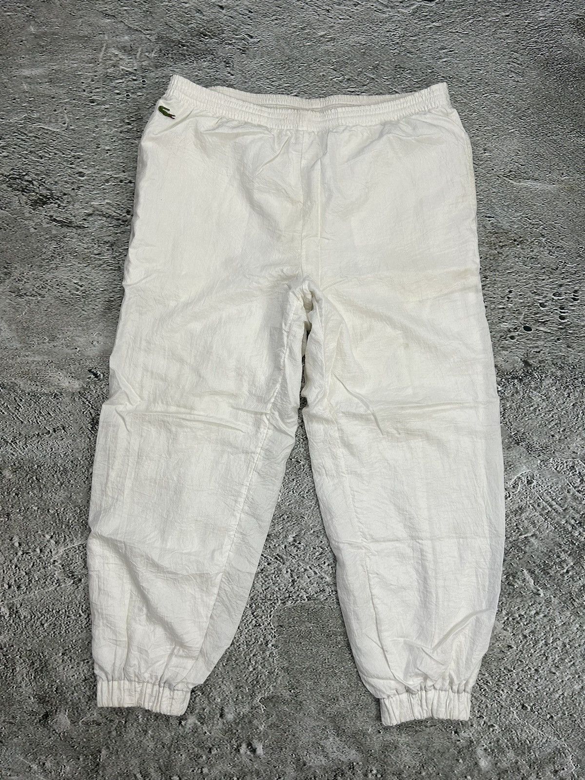Lacoste Lacoste track suit vintage white pants windbreaker 90s Size US L / EU 52-54 / 3 - 10 Thumbnail