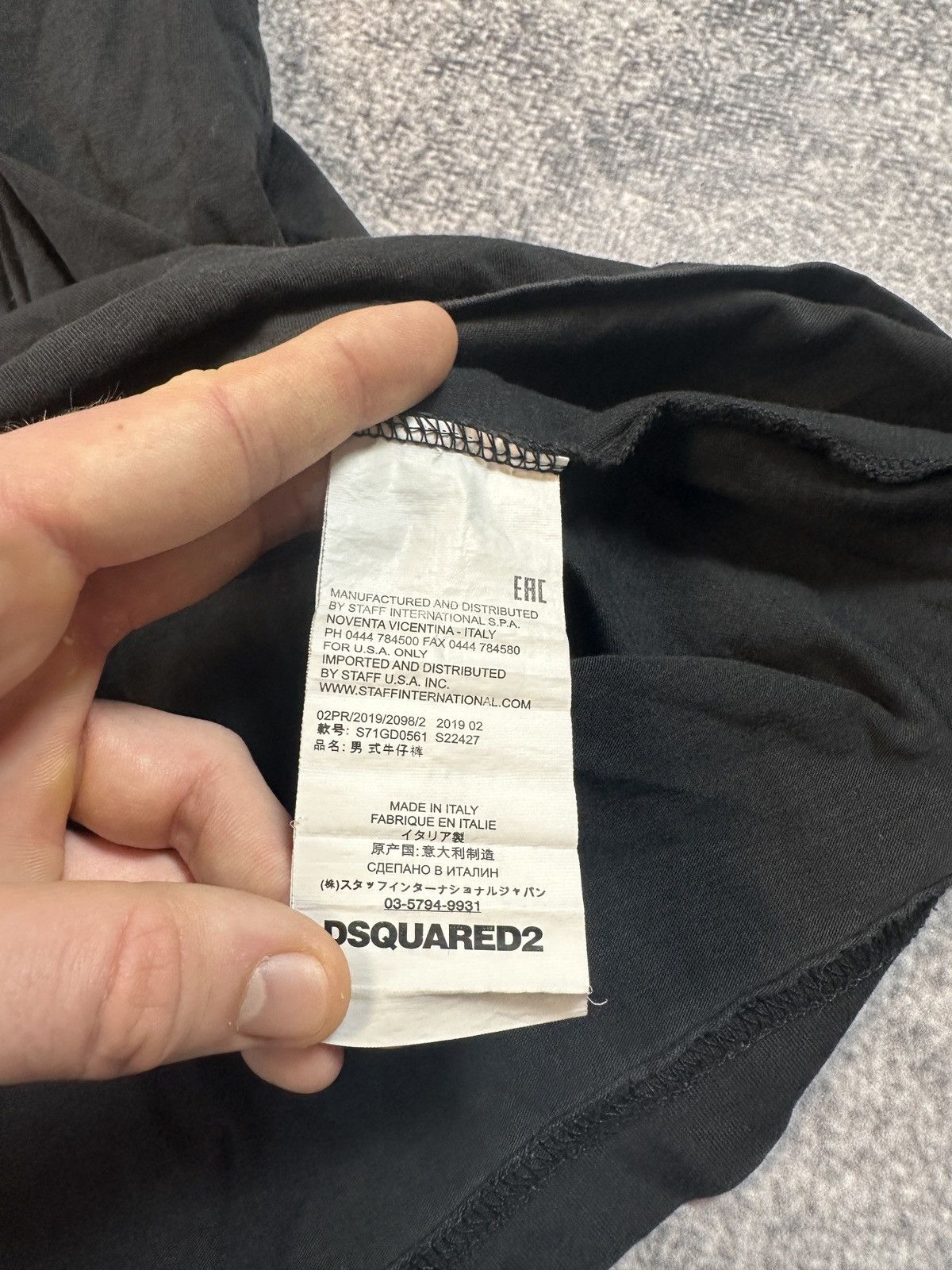 Dsquared2 Y2K Dsquared2 Big Logo Sweatshirt Streetwear Rare USA M Size US M / EU 48-50 / 2 - 4 Thumbnail