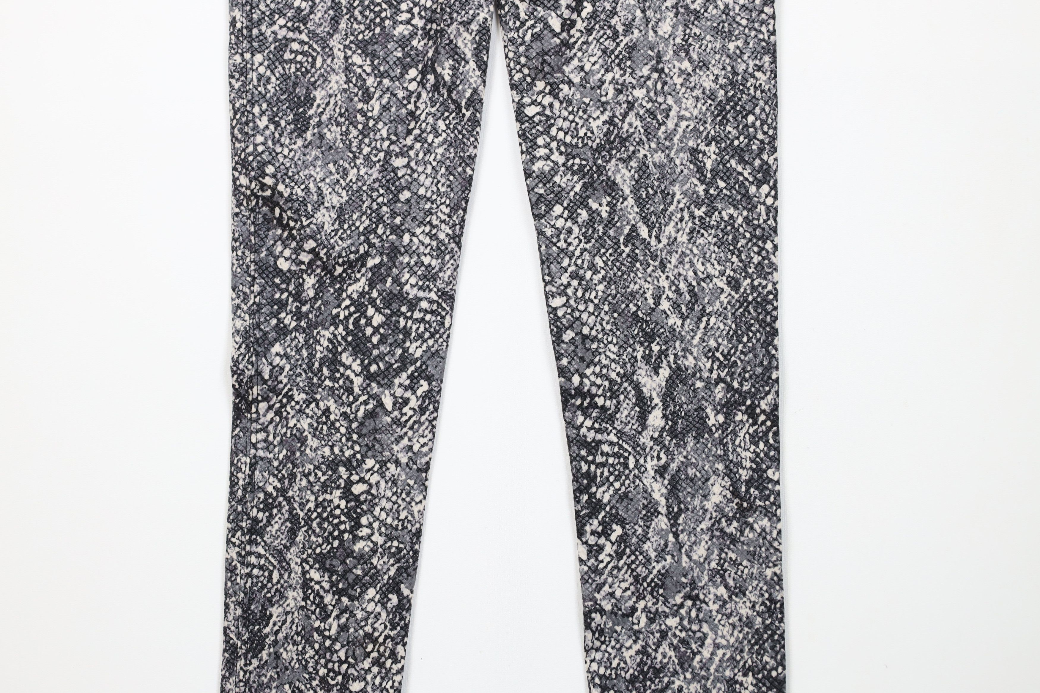 Spanx Spanx Faux Leather Snakeskin Stretch Shapewear Leggings Size 26" / US 2 / IT 38 - 8 Thumbnail