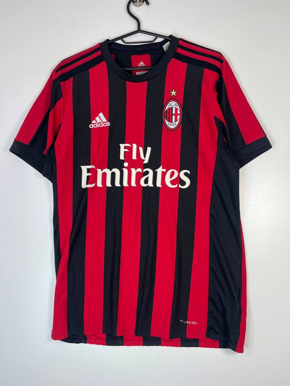 Adidas Adidas Ac Milan 2017 Home Football Soccer Shirt AZ7069 S Size US S / EU 44-46 / 1 - 1 Thumbnail