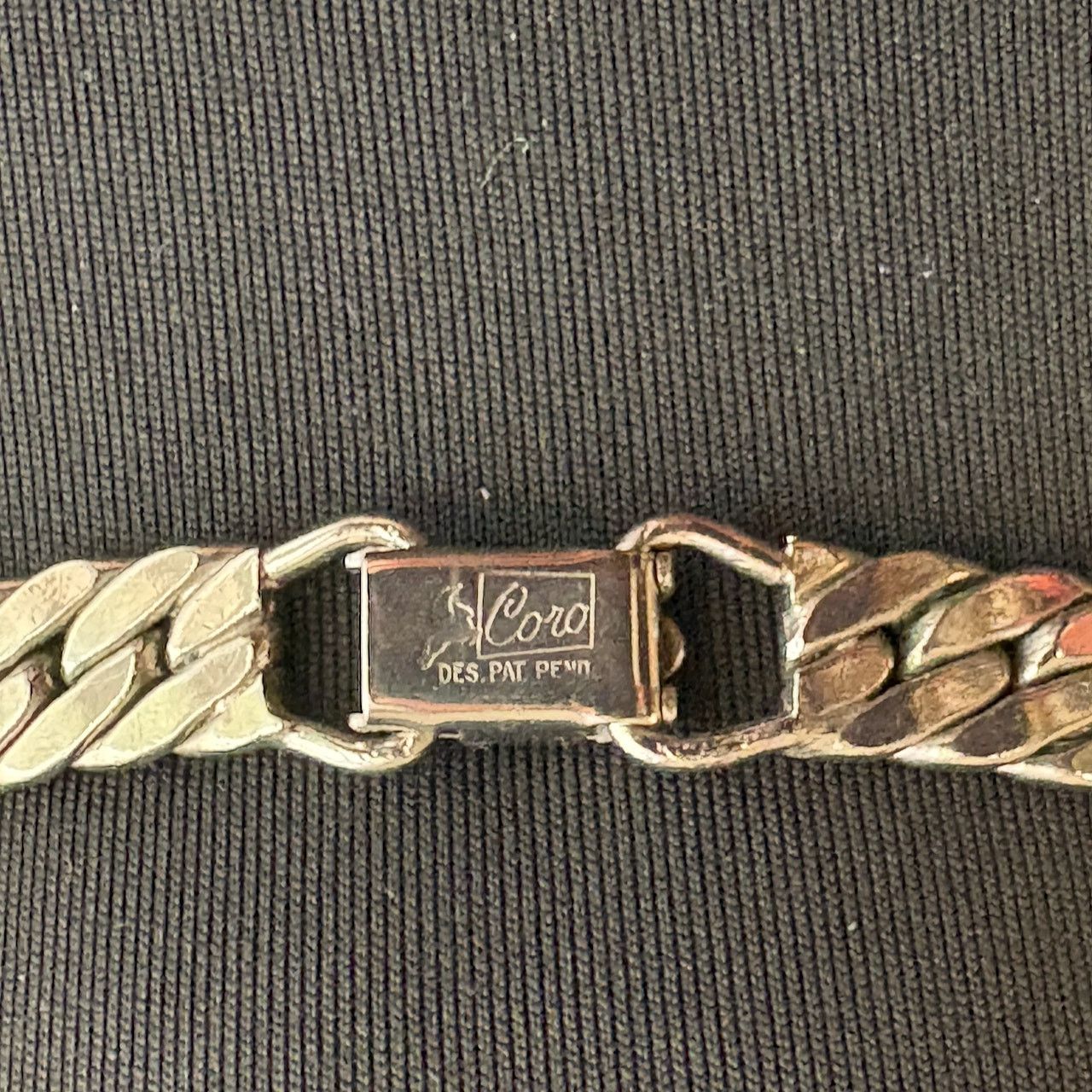 Other Signed Coro Vintage Silver Tone Chunky Chain Necklace 15" Size ONE SIZE - 3 Thumbnail