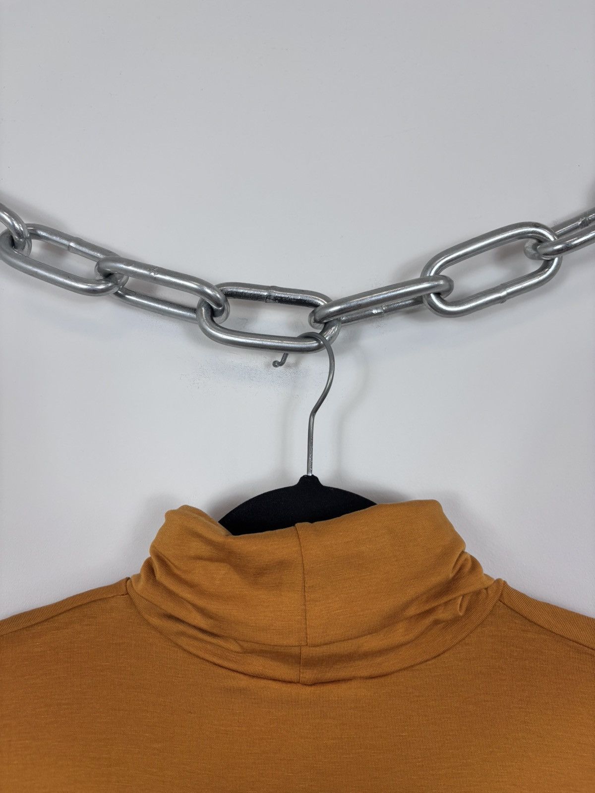Gudrun Sjoden Gudrun Sjoden NWT Women’s Orange Lyocell Polo Neck Top Size L / US 10 / IT 46 - 16 Thumbnail