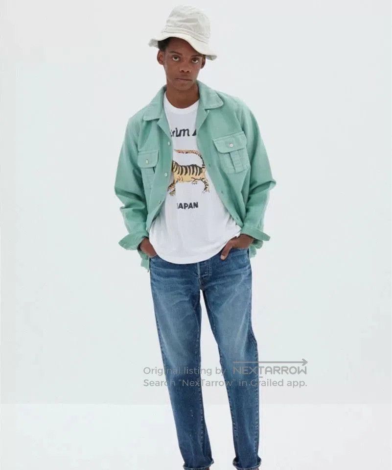 Visvim visvim keesey cotton shirt in green. Size US M / EU 48-50 / 2 - 6 Thumbnail