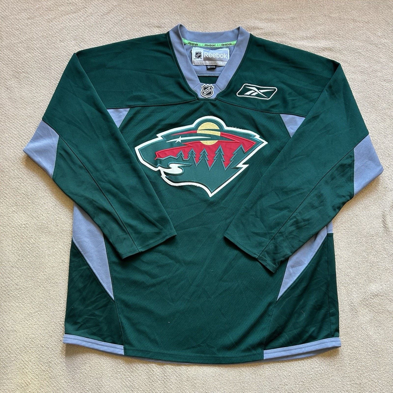 Vintage Reebok Minnesota Wild NHL Hockey Jersey XL