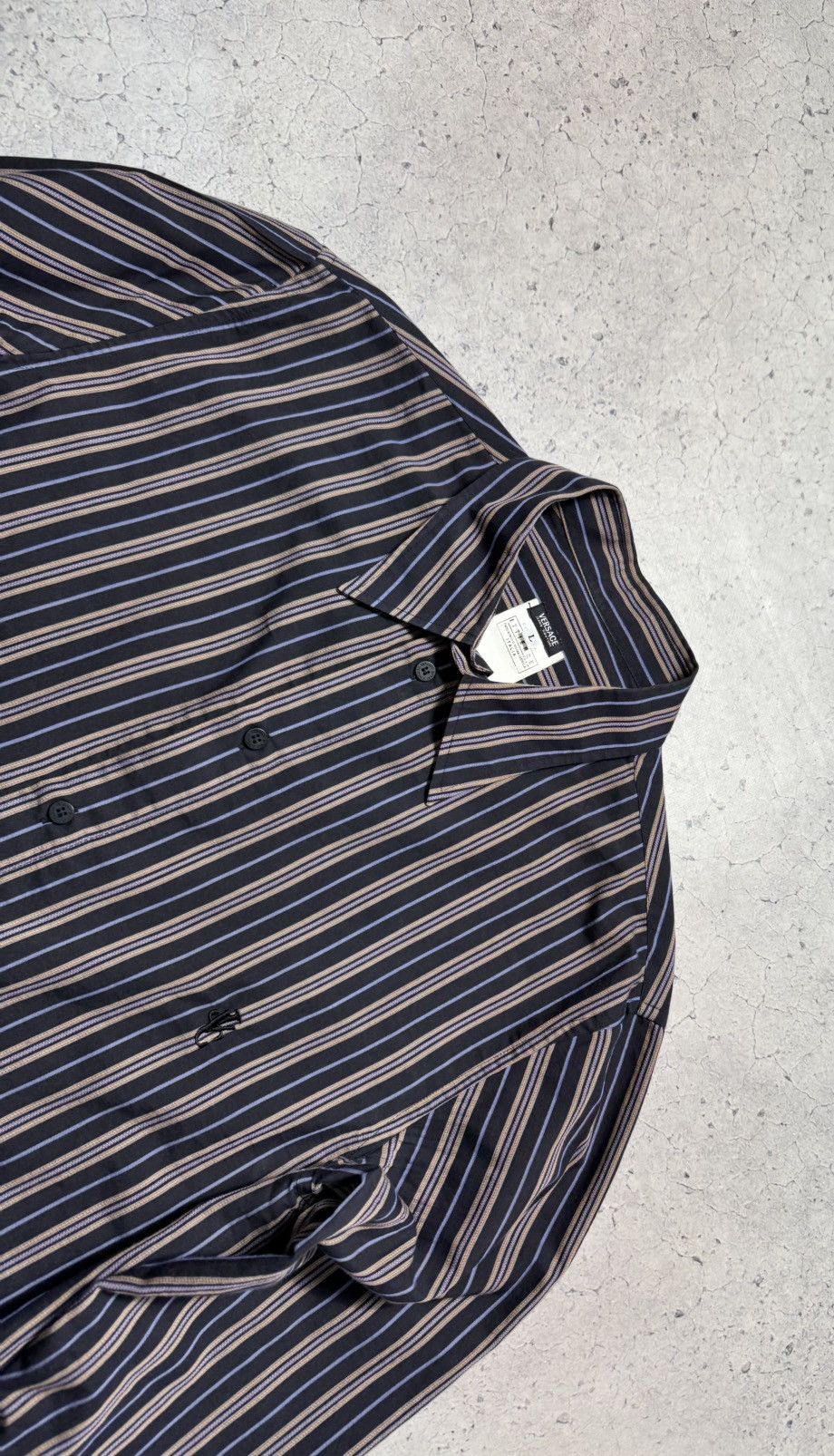 Versace Jeans Couture Versace Jeans Couture Striped Button Up Shirt Size L Luxury Size US L / EU 52-54 / 3 - 4 Thumbnail