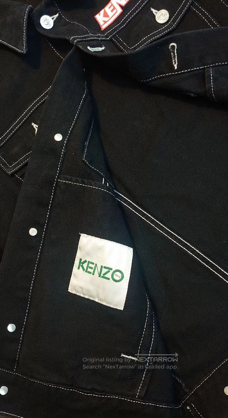 Levi's KENZO Men's Black Denim Jacket. Size US S / EU 44-46 / 1 - 4 Thumbnail