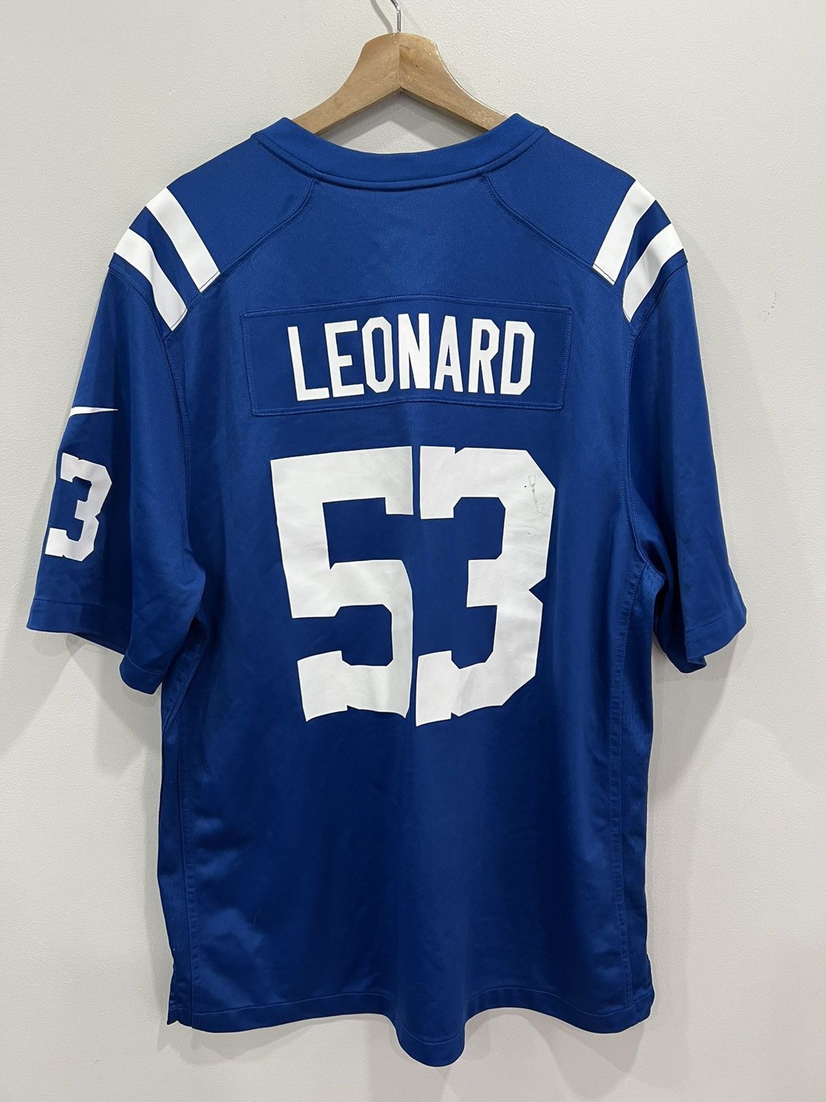 Nike Nike Indianapolis Colts Leonard Football Jersey on field Size US XL / EU 56 / 4 - 2 Thumbnail