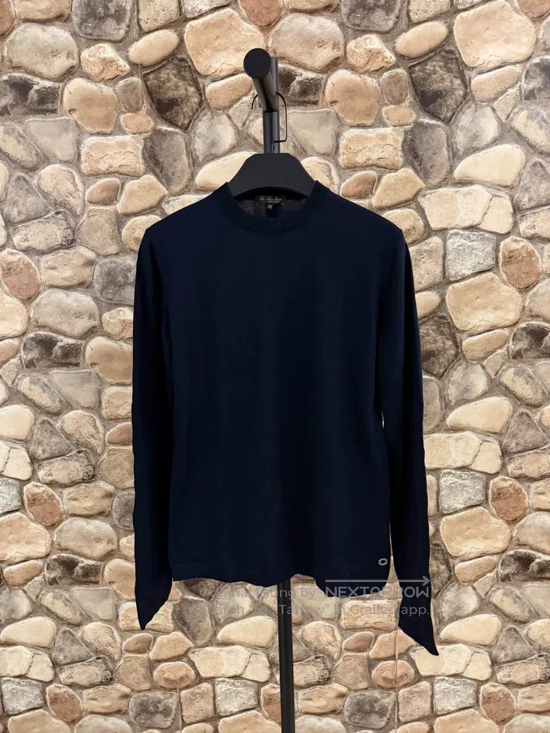Loro Piana Loro Piana Black Long Sleeve Knit Sweater Size US XS / EU 42 / 0 - 1 Thumbnail