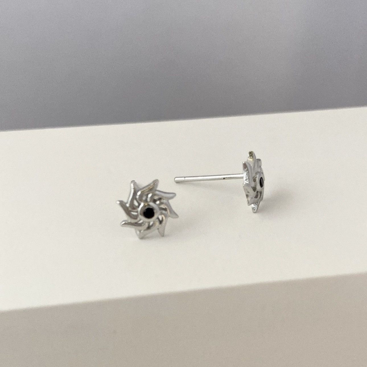 Other Sun Stud Earrings for Men Women Streetwear Unisex Earrings Size ONE SIZE - 3 Thumbnail