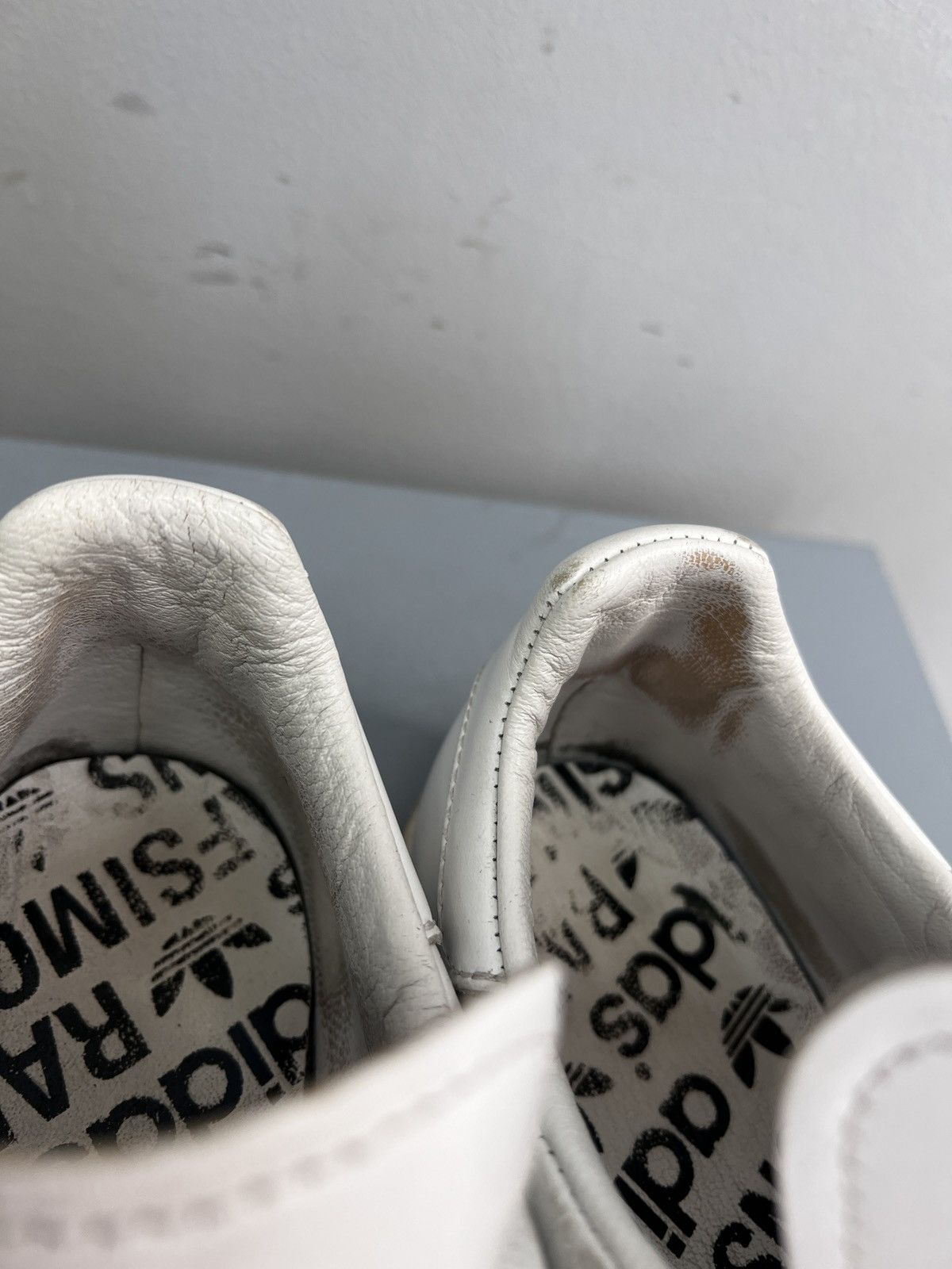 Adidas × Designer × Raf Simons Adidas Raf Simons Stan Smith white leather 2013 Size US 9 / EU 42 - 7 Thumbnail