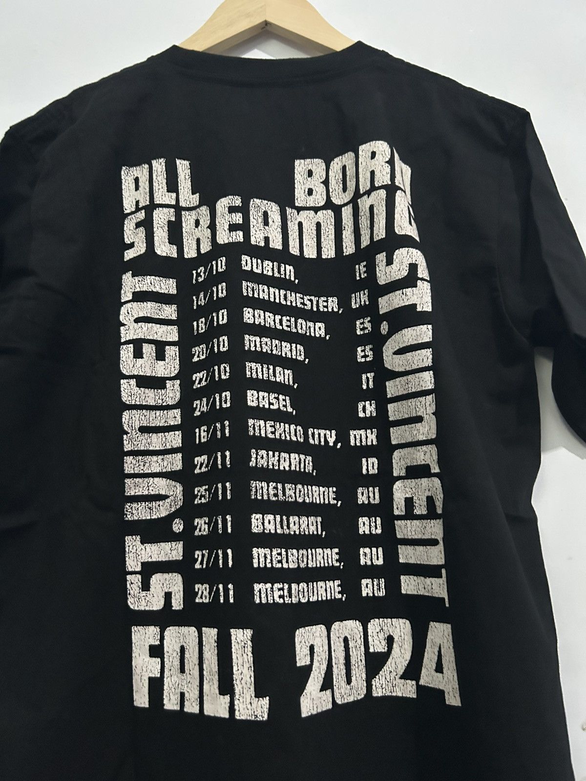 Band Tees × Gildan 2024 St Vincent All Born Screaming Promo Tour Tees Size US XL / EU 56 / 4 - 5 Thumbnail
