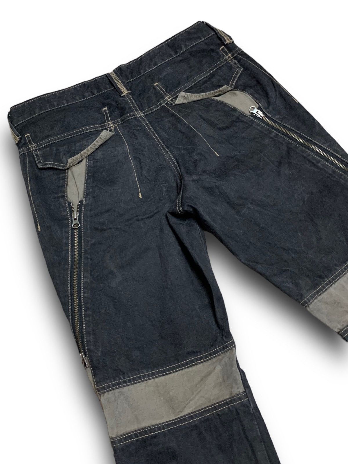 Designer × Japanese Brand × PPFM PPFM MULTI POCKET AND ZIP RARE DESIGN JAPANESE BRAND DENIM Size US 34 / EU 50 - 15 Thumbnail