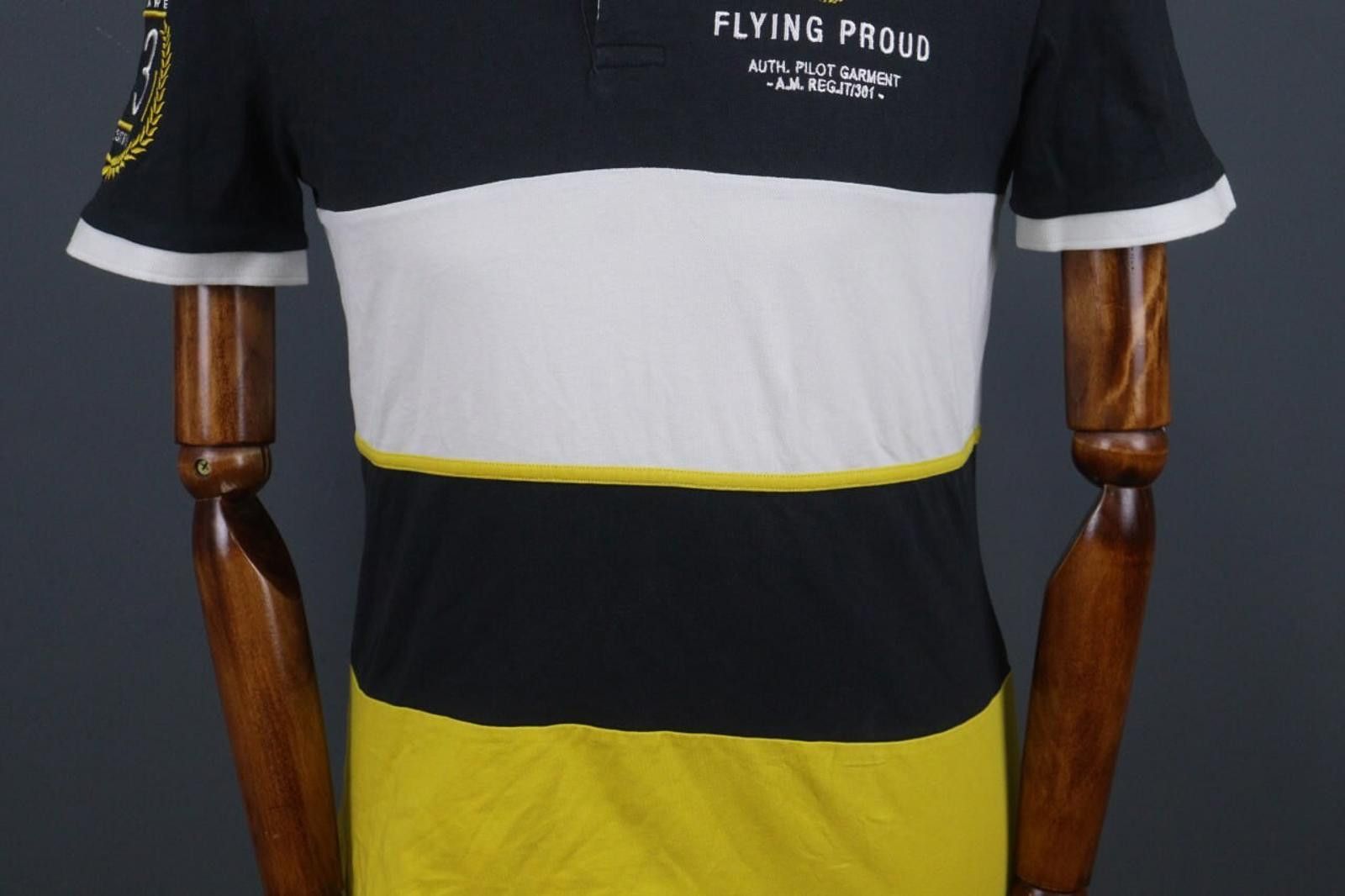 Aeronautica Militare Aeronautica Militare Multi Cotton Striped Polo Shirt Size M Size US M / EU 48-50 / 2 - 4 Thumbnail