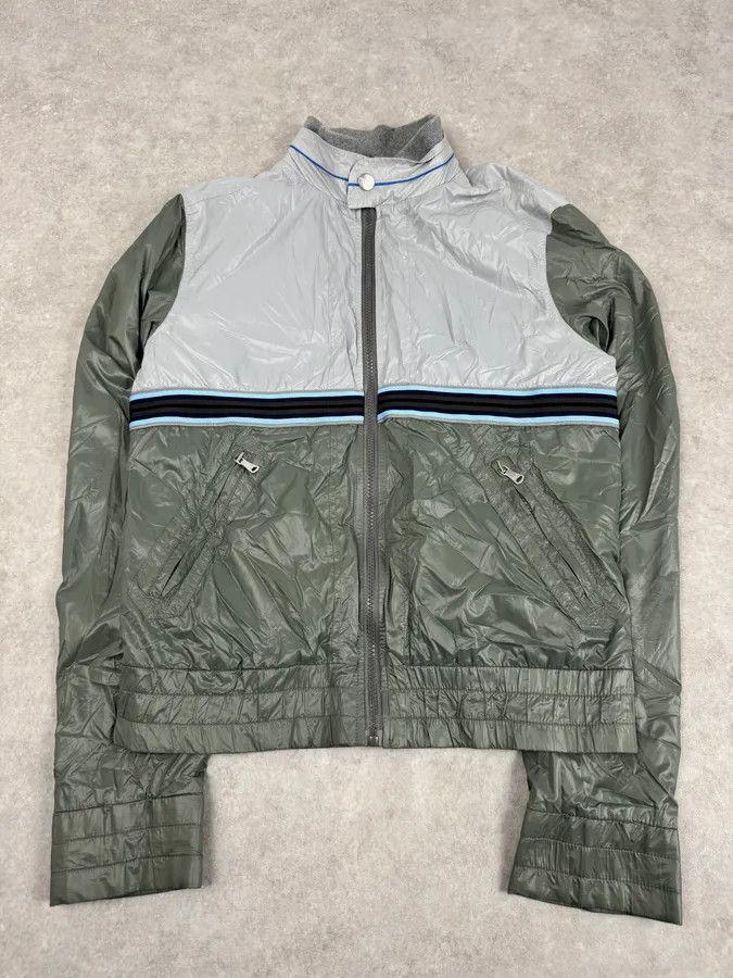 Dolce & Gabbana 2000s Dolce & Gabbana Grey & Green Windbreaker Jacket Size US M / EU 48-50 / 2 - 1 Thumbnail