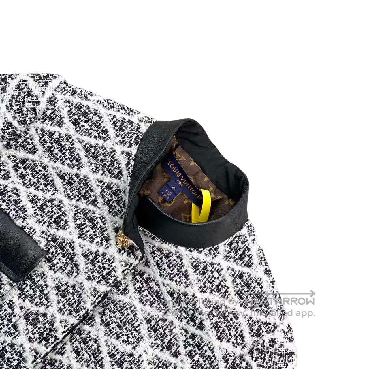 Louis Vuitton Louis Vuitton 24SS diamond full print stand-up collar leat Size XXS / US 00 / IT 34 - 3 Thumbnail