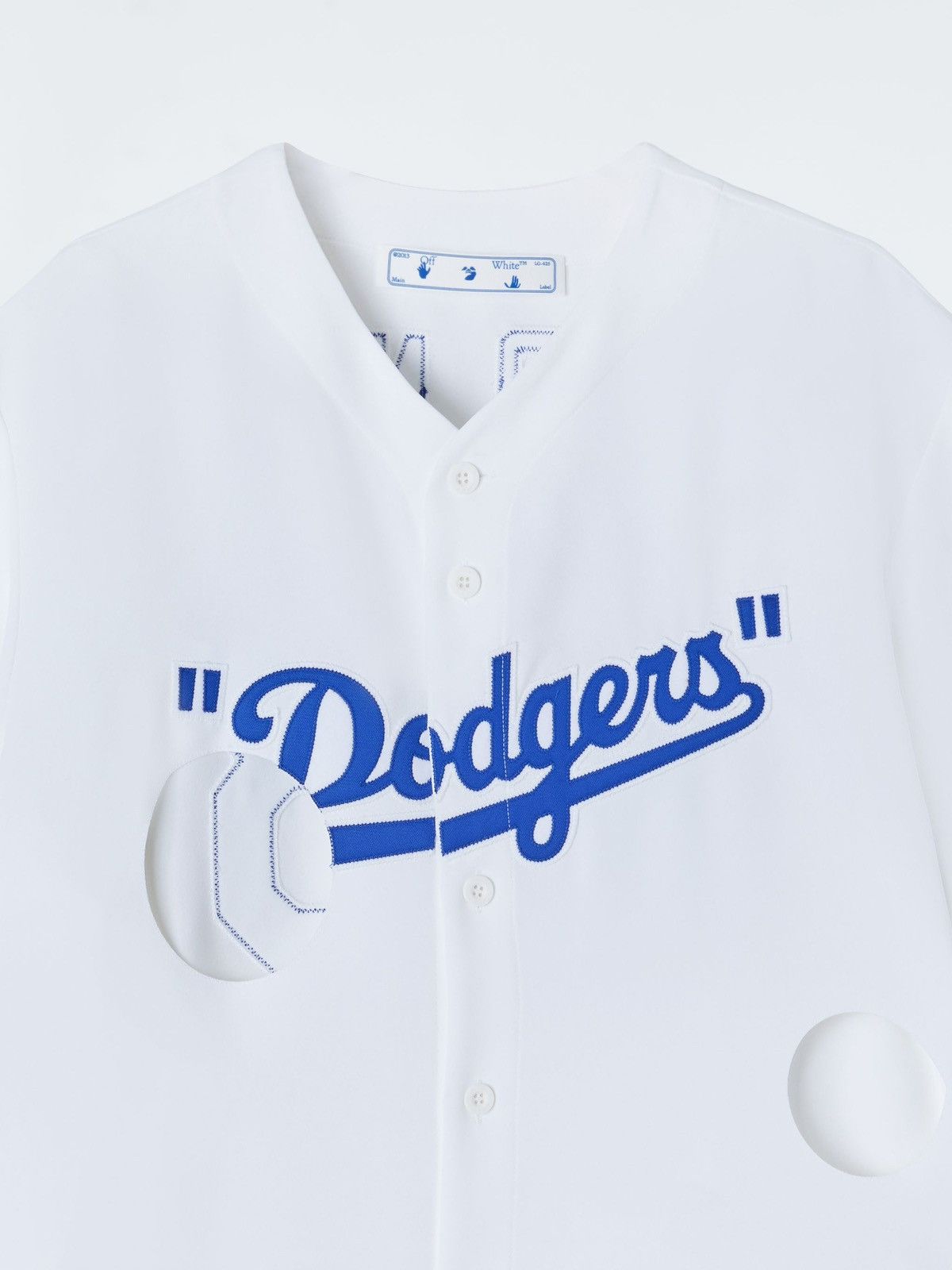 New Era × Off-White × Virgil Abloh FW22 Dodgers MLB Baseball Cut Out Jersey Size US L / EU 52-54 / 3 - 7 Thumbnail