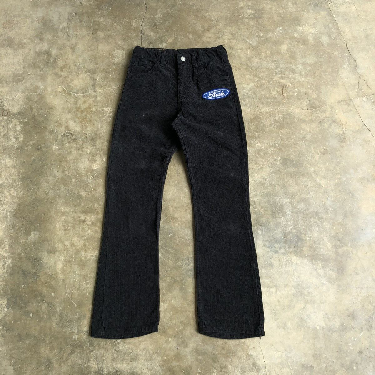 Hysteric Glamour FOR KIDS‼️Vintage Hysteric Glamour Mini Corduroy Pants Black Size US 26 / EU 42 - 1 Thumbnail