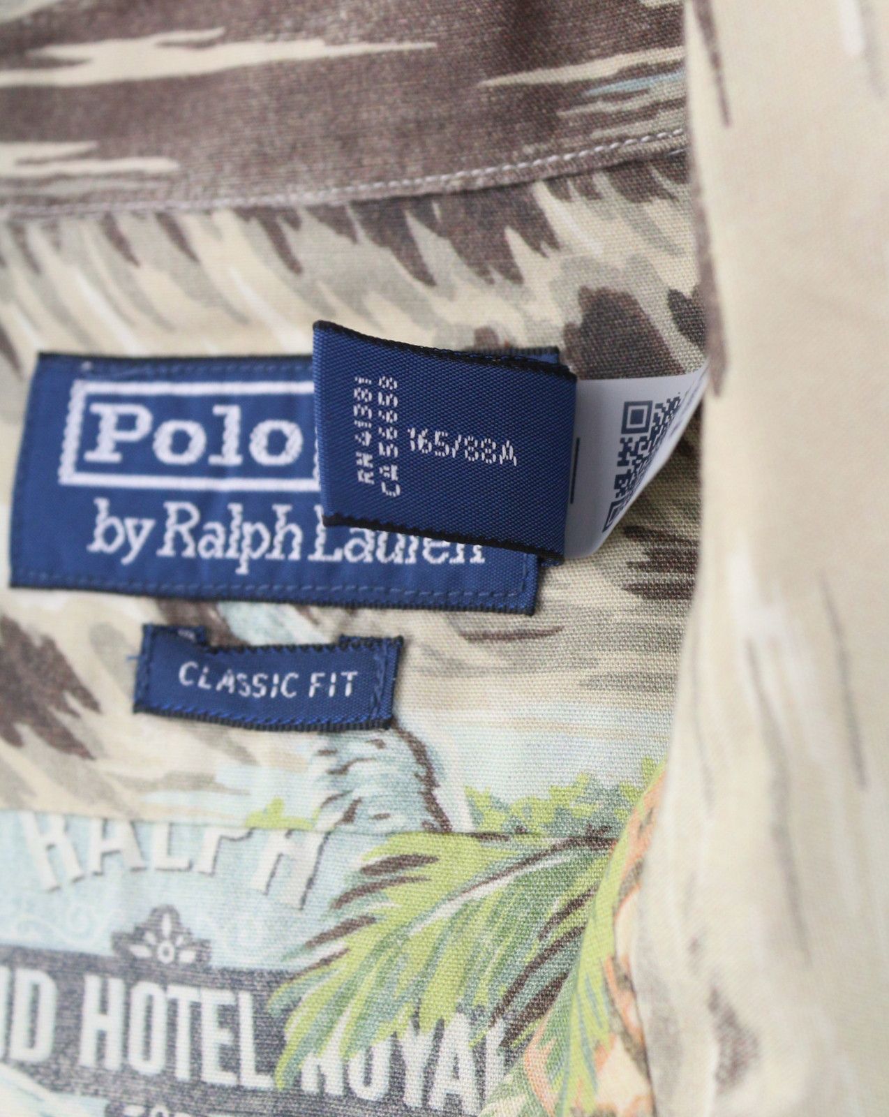 Ralph Lauren XS Patterned Fit Spread Neck Short Sleeve 87028 Size US XS / EU 42 / 0 - 5 Thumbnail